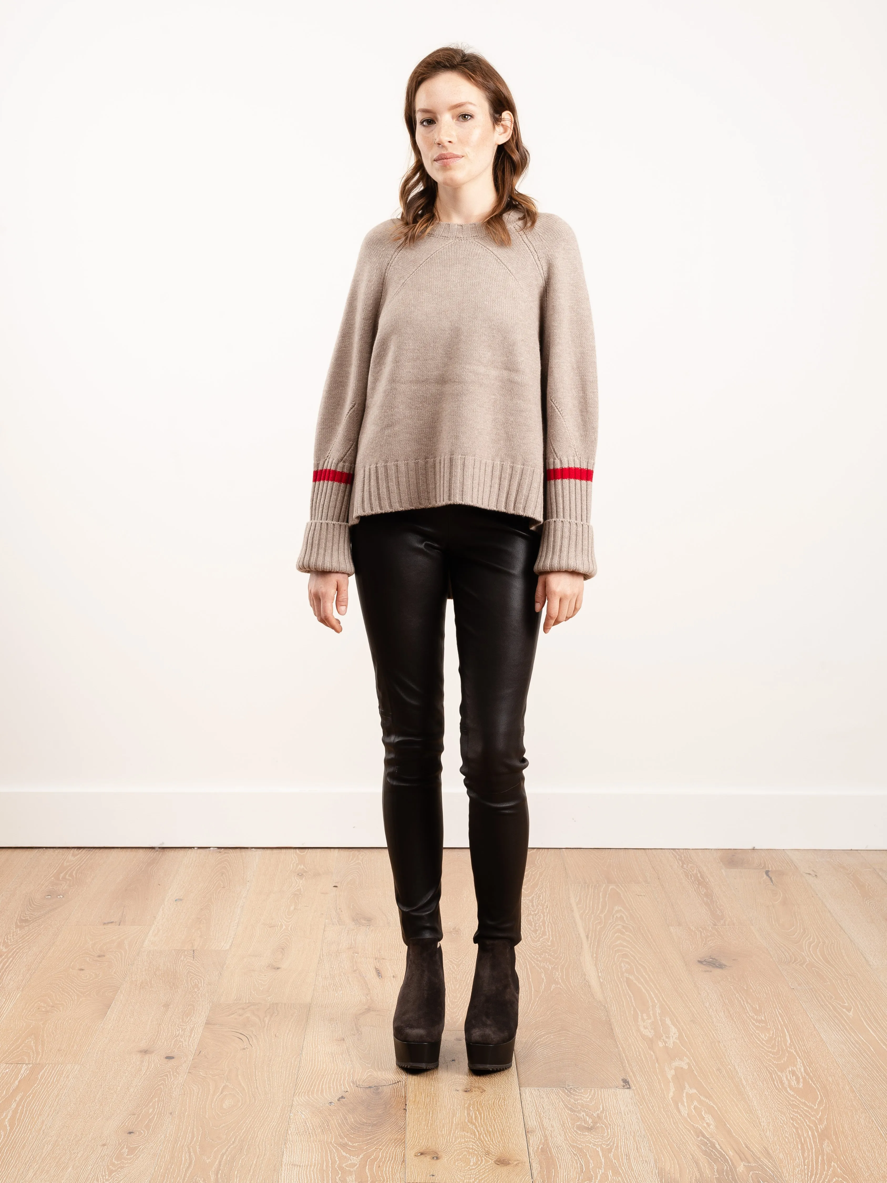 stripe pullover