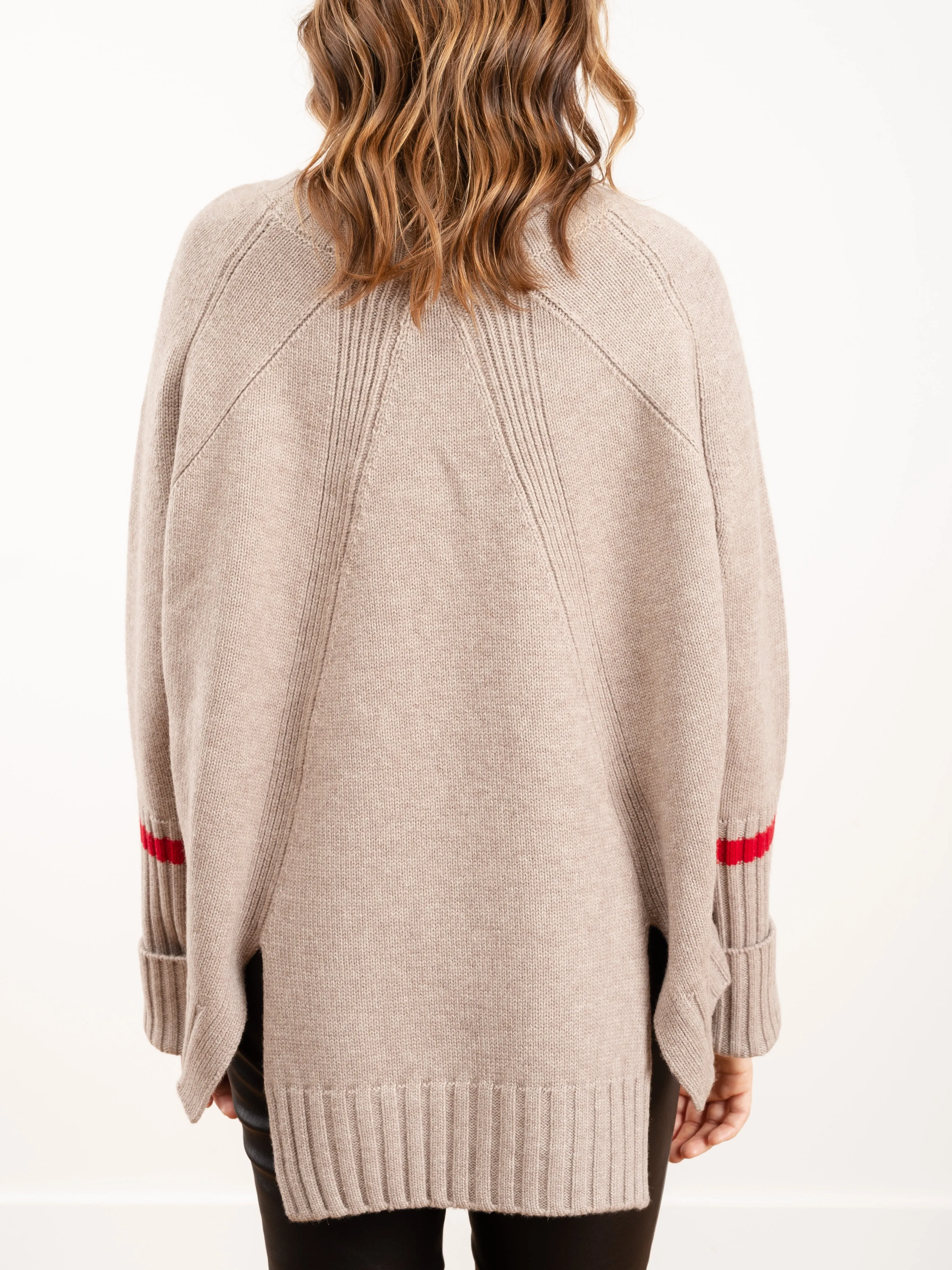 stripe pullover