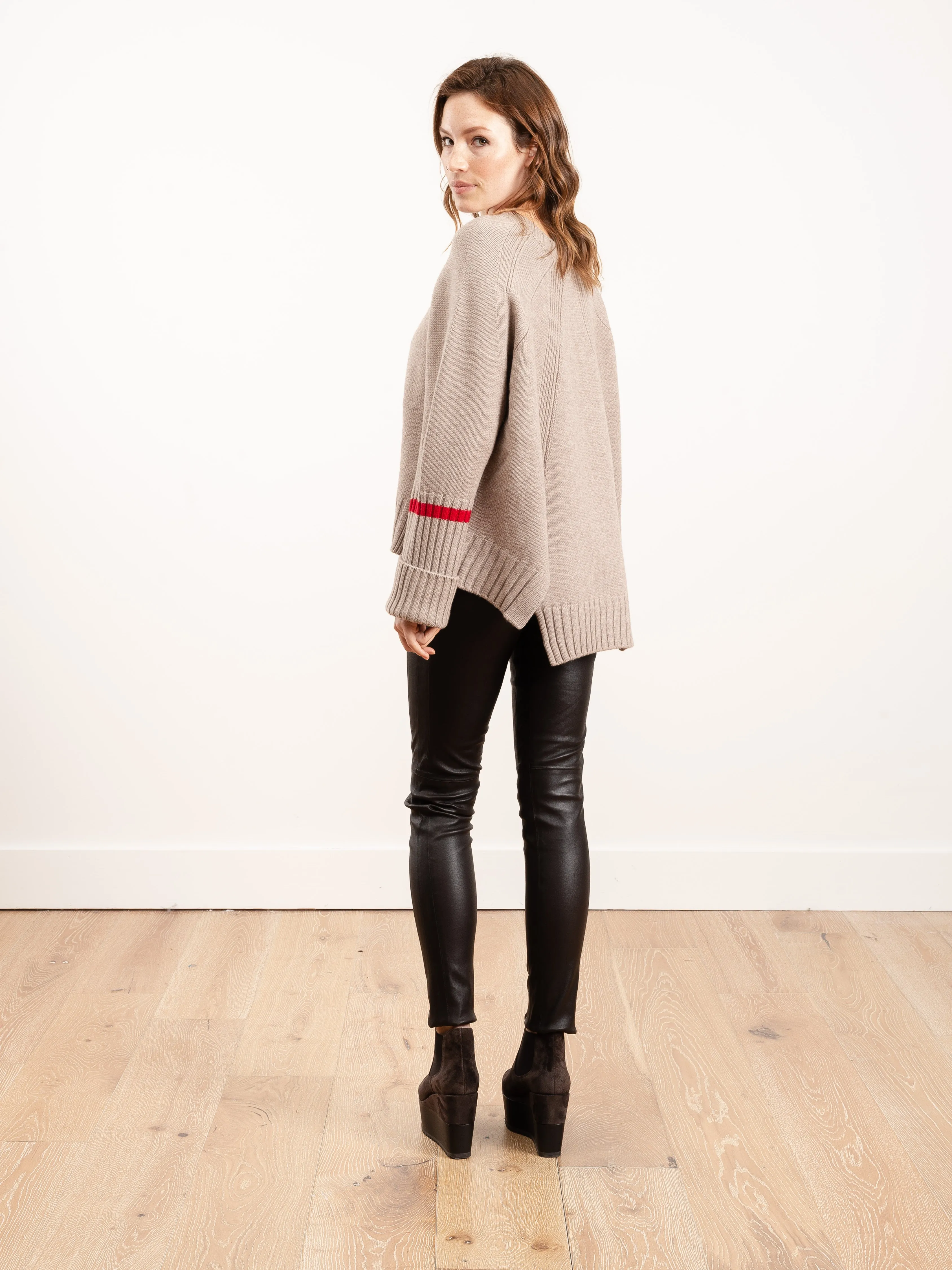 stripe pullover