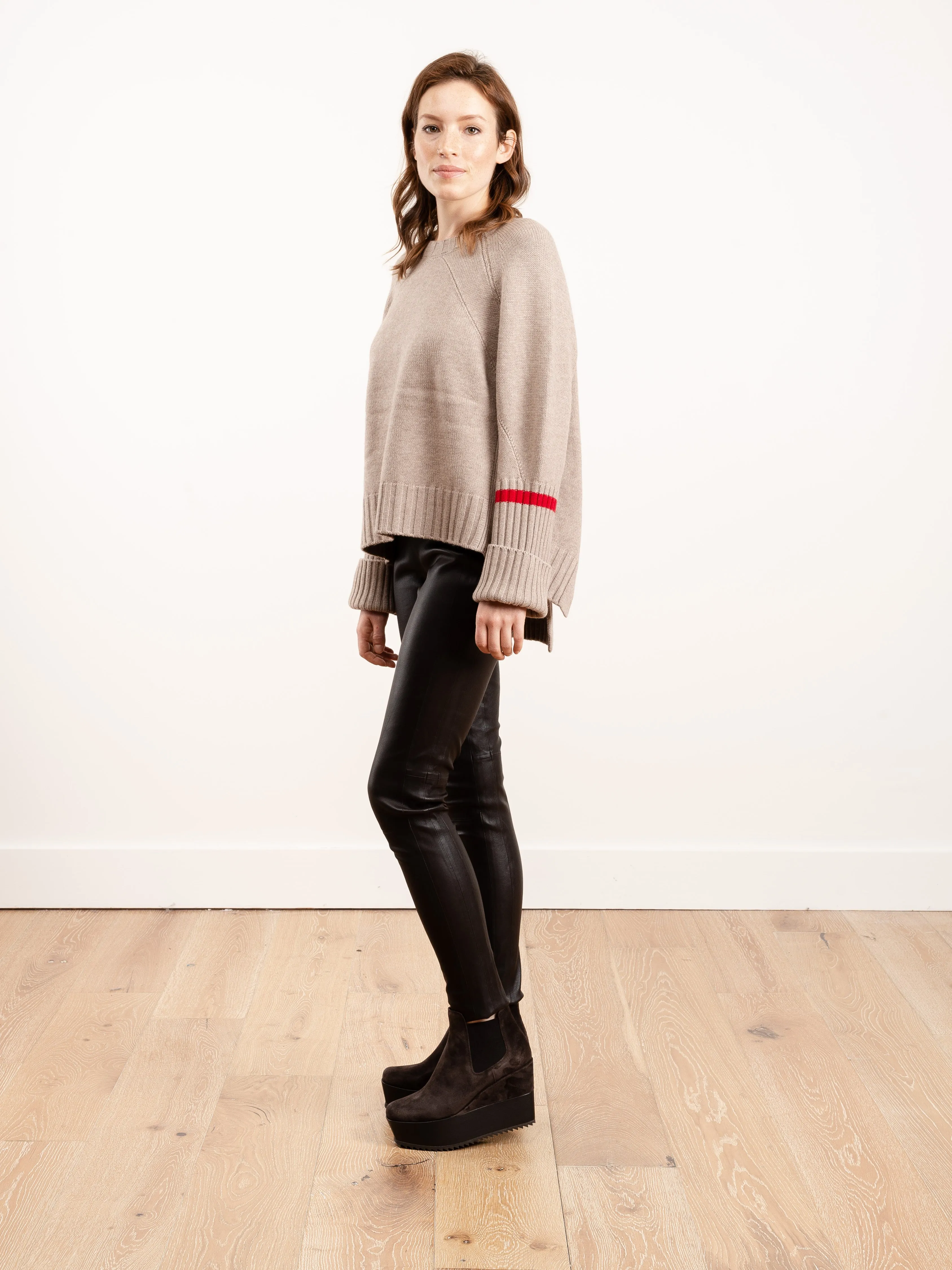 stripe pullover