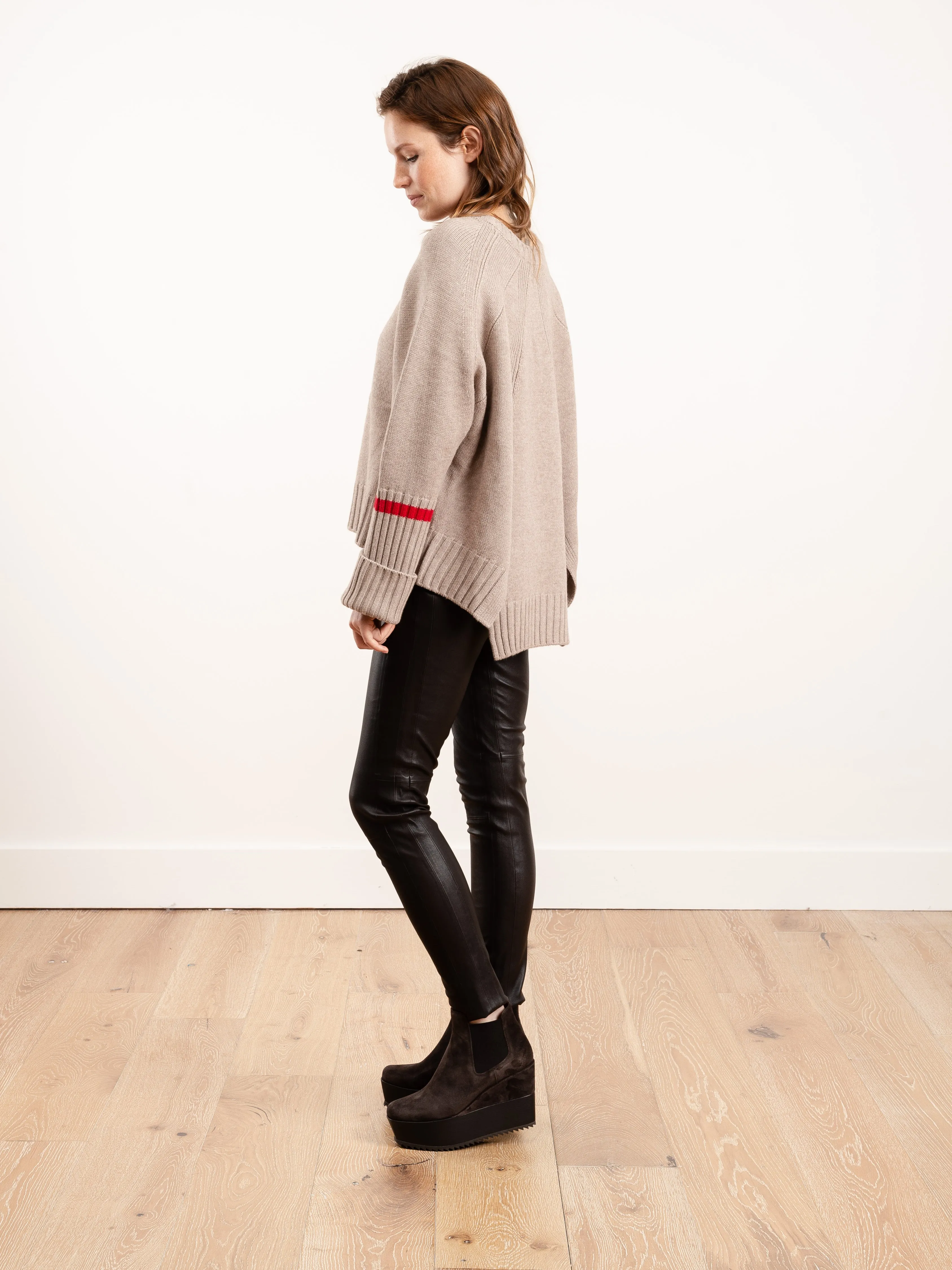 stripe pullover