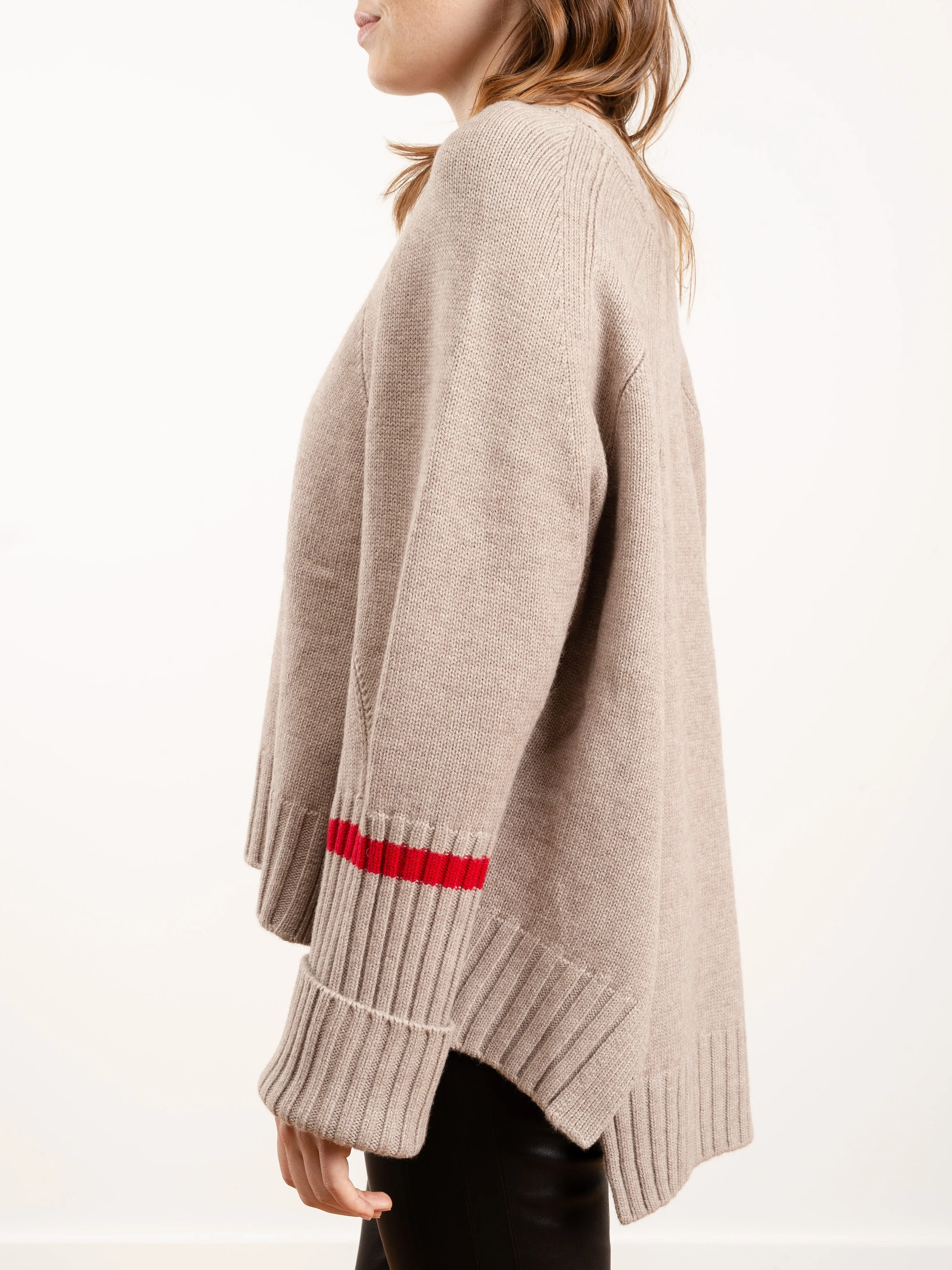 stripe pullover