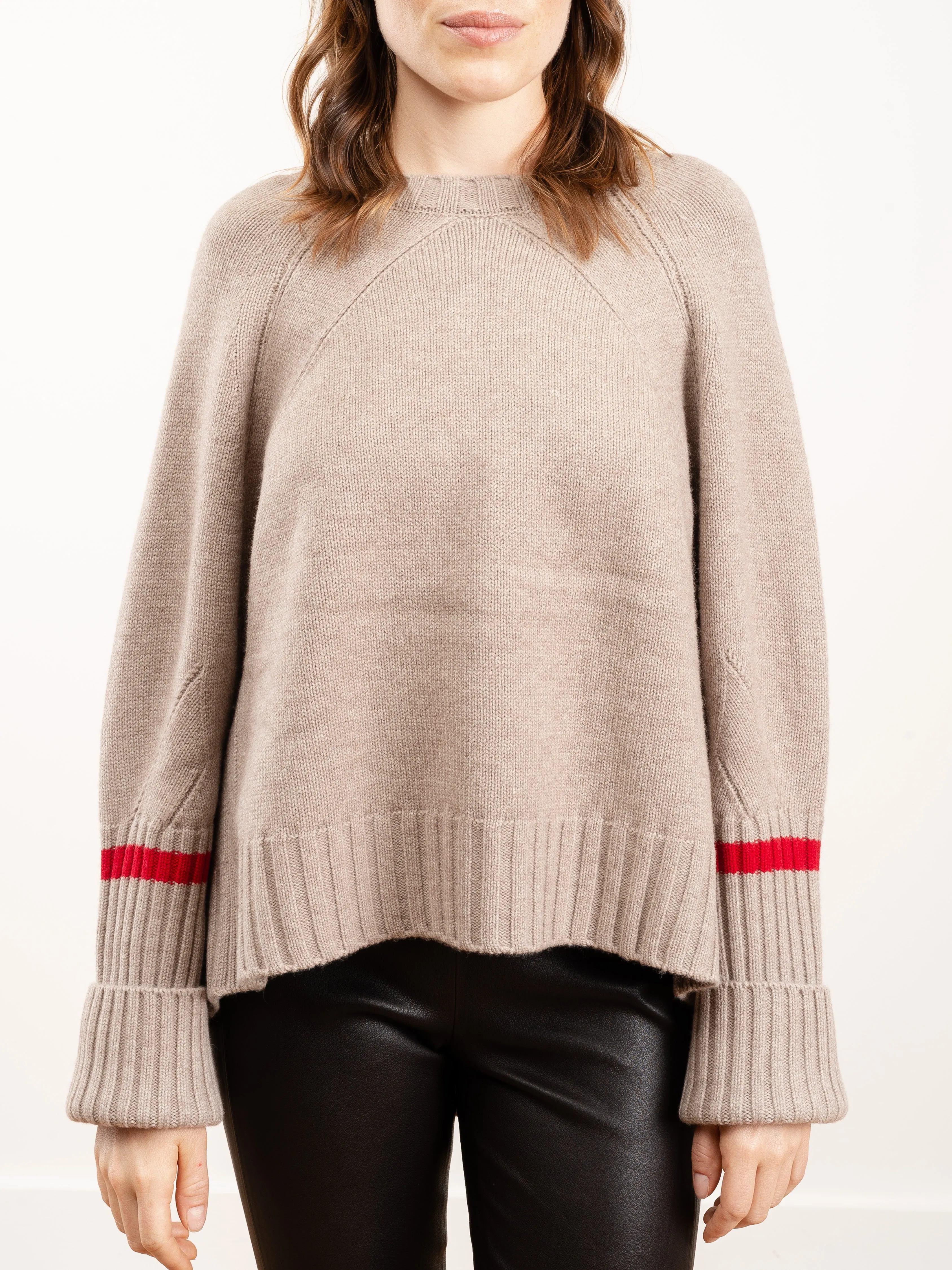 stripe pullover