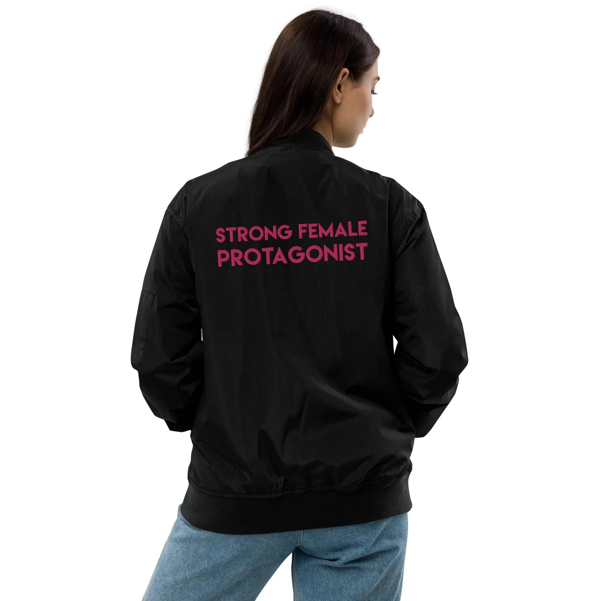 Strong Female Protagonist - Premium Recycled Bomber Jacket