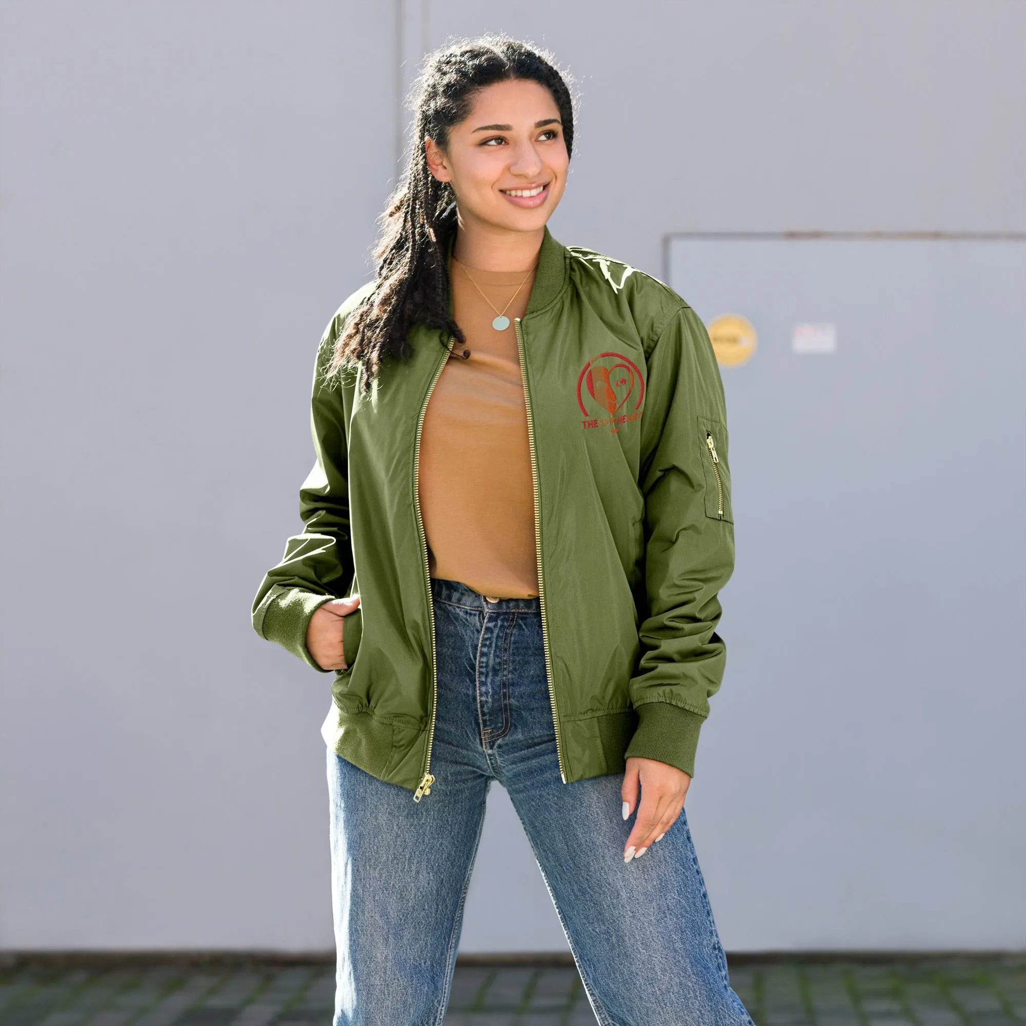 Strong Female Protagonist - Premium Recycled Bomber Jacket