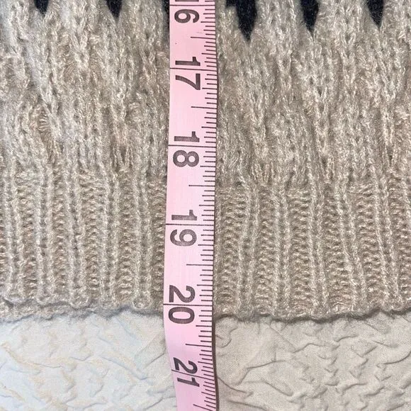 Strut &amp; Bolt Womens Honeycomb Striped Pullover Sweater Gray Blue Size Small