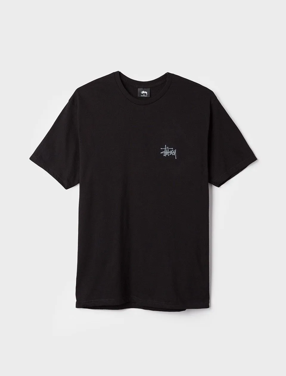 Stussy Basic Logo S/S T-Shirt Black