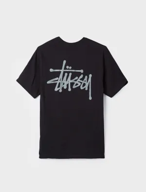 Stussy Basic Logo S/S T-Shirt Black