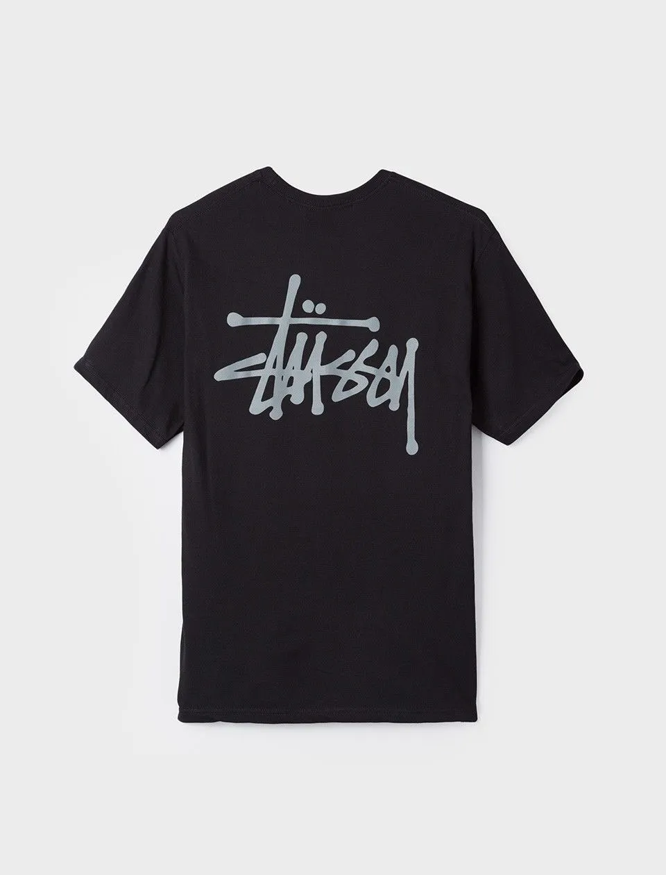 Stussy Basic Logo S/S T-Shirt Black