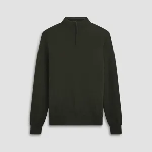 Super Merino Solid Quarter Zip Sweater