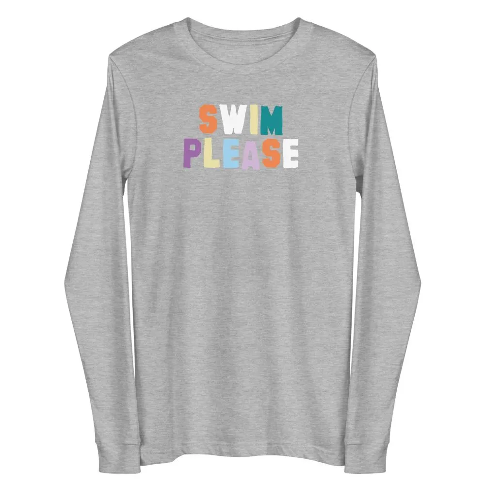 Swimmer Long Sleeve Tee Swim Please