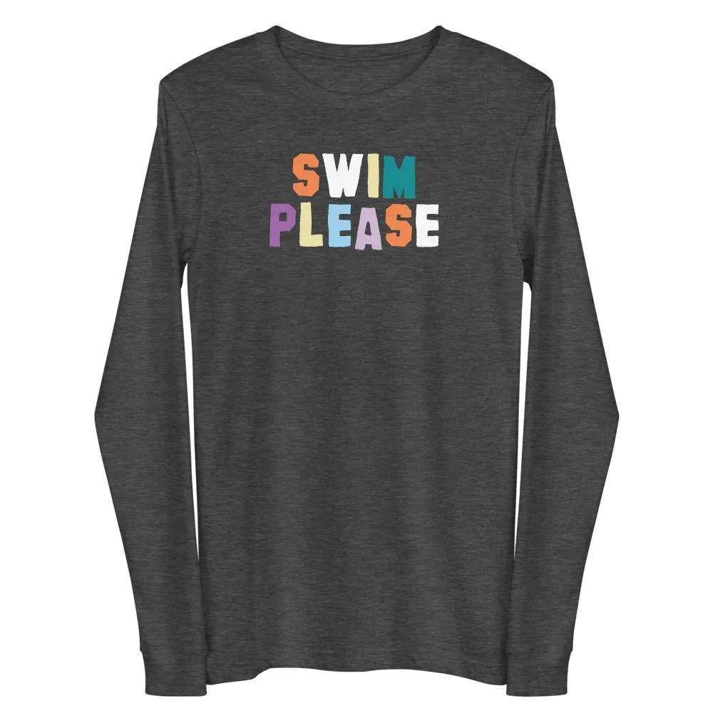 Swimmer Long Sleeve Tee Swim Please