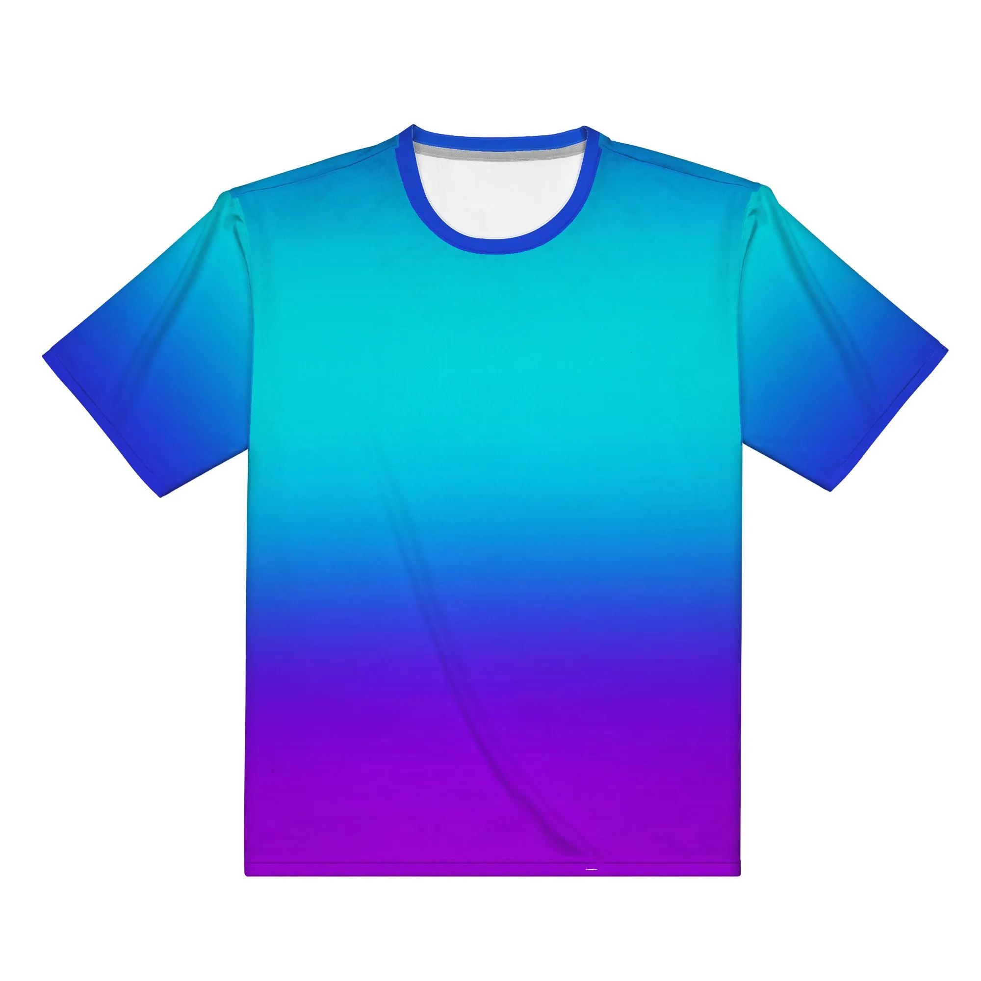 Teal Fade to Purple All Over Print Premium Men /Unisex Premium T-shirt
