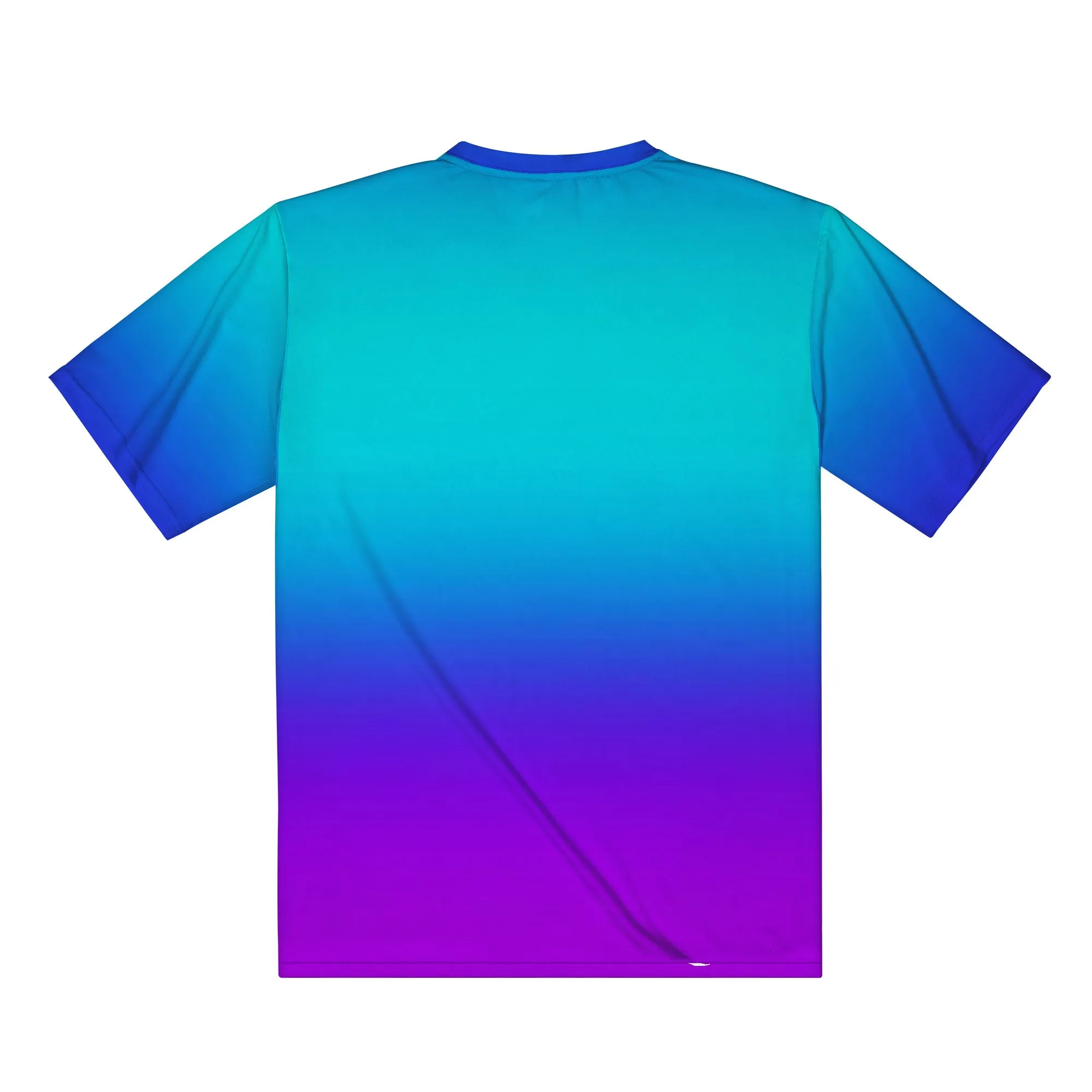 Teal Fade to Purple All Over Print Premium Men /Unisex Premium T-shirt