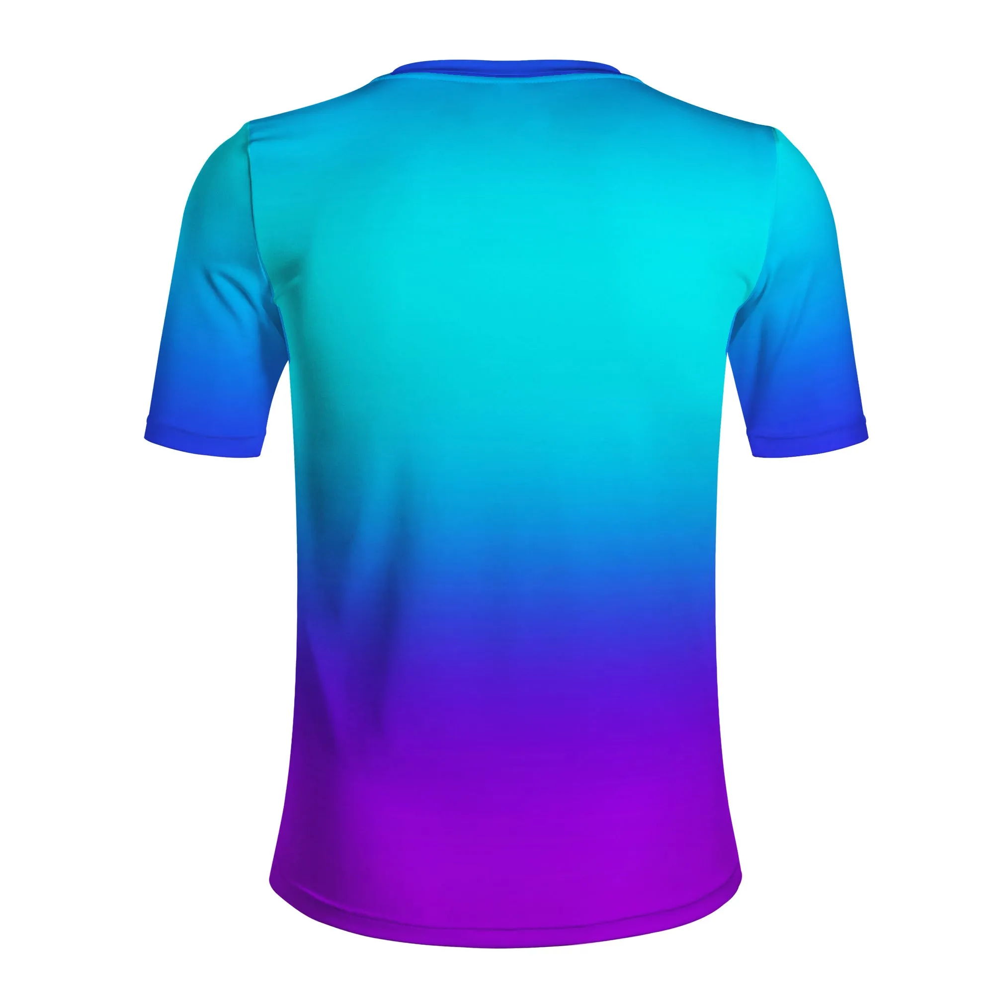 Teal Fade to Purple All Over Print Premium Men /Unisex Premium T-shirt