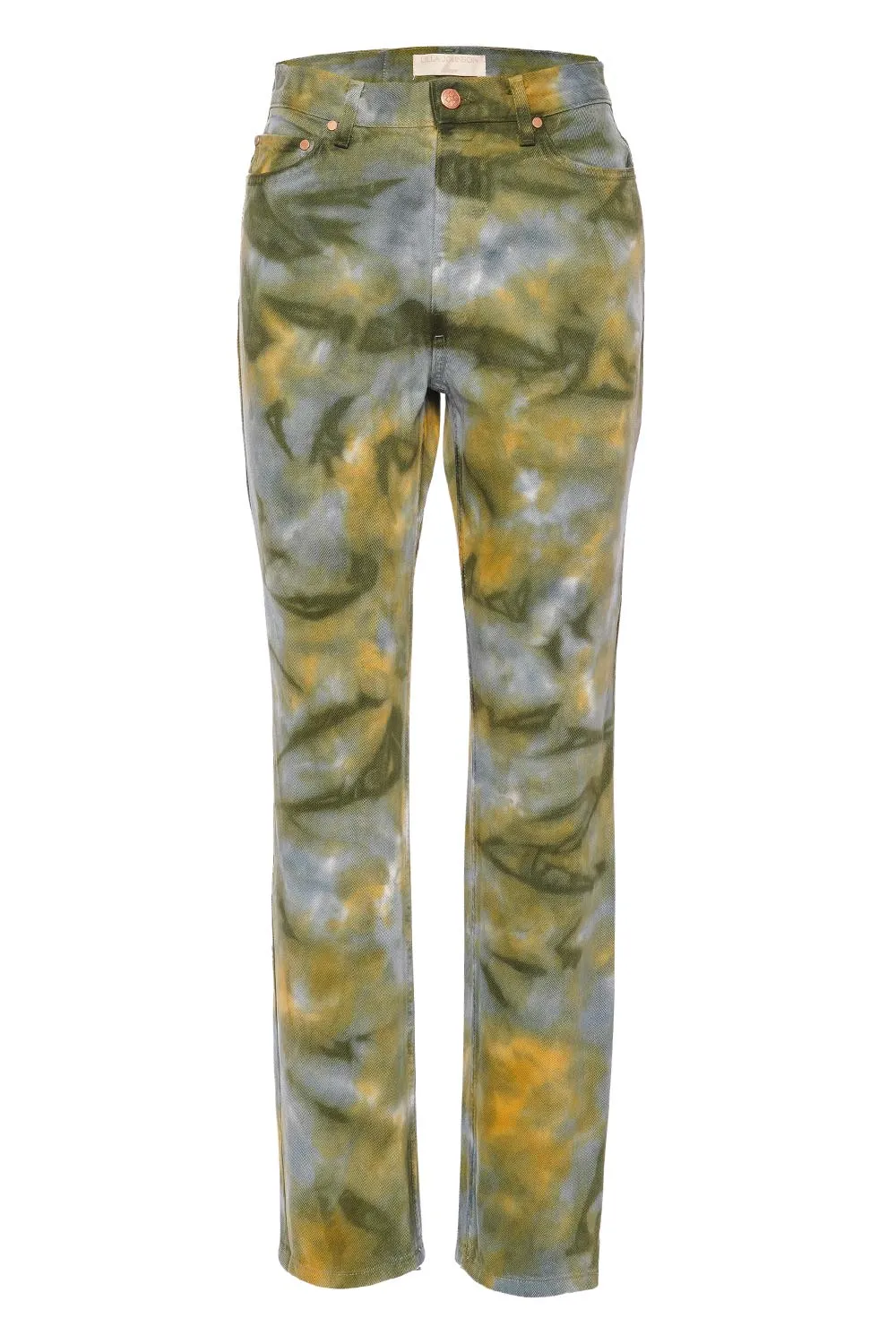 The Agnes Malachite Straight Leg Jeans