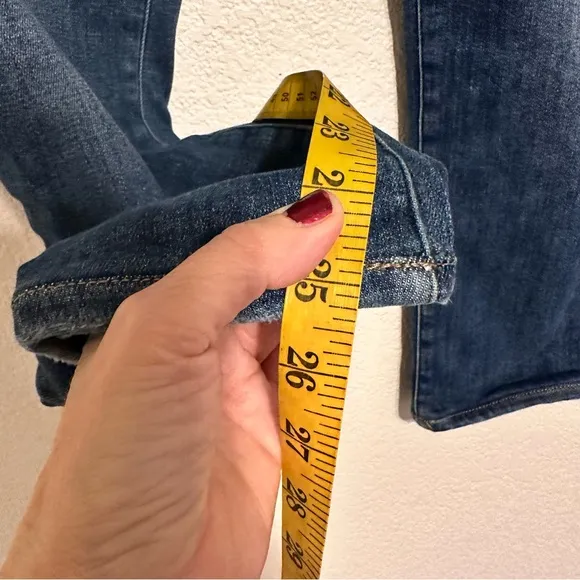 The Frame Denim Le High Straight Jean size 27 Blue Ankle