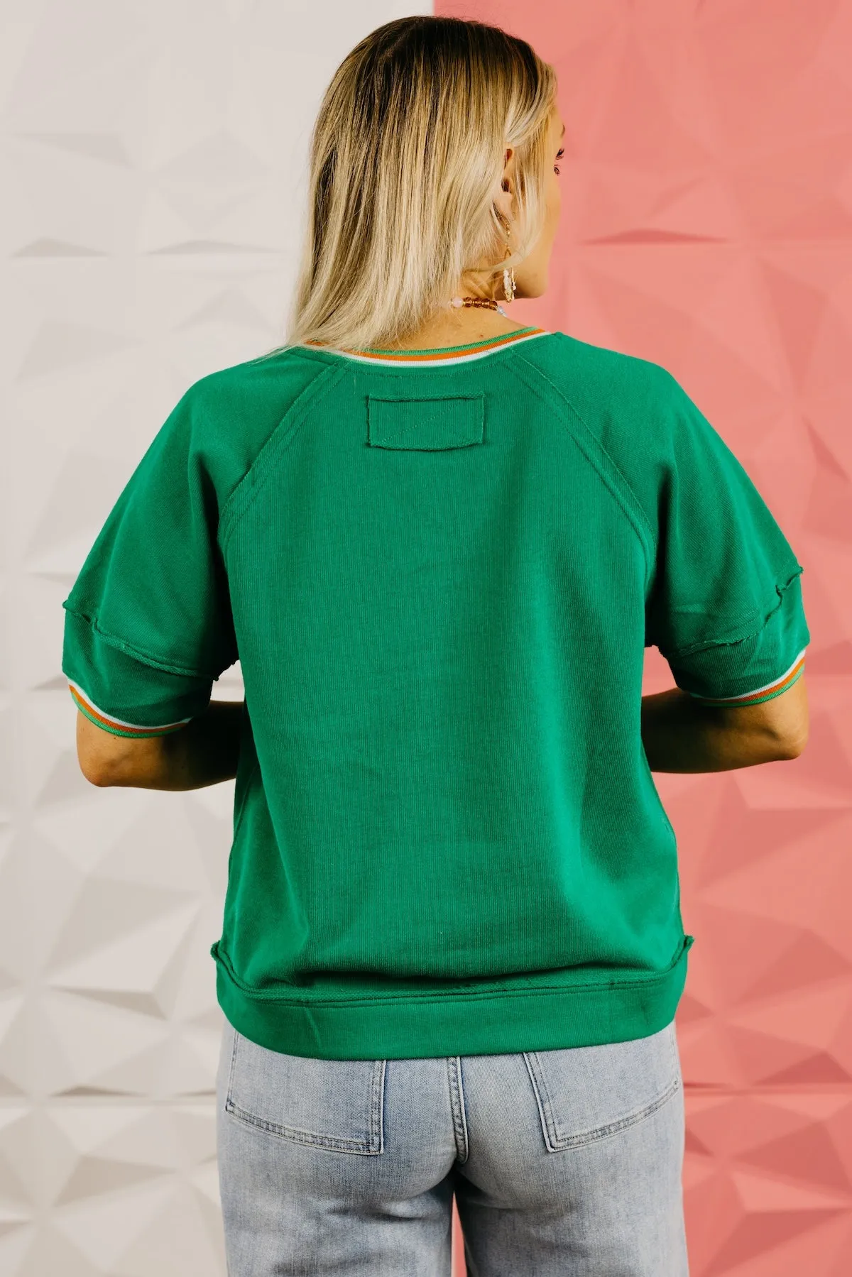 The Richie Raglan Ringer Knit Top