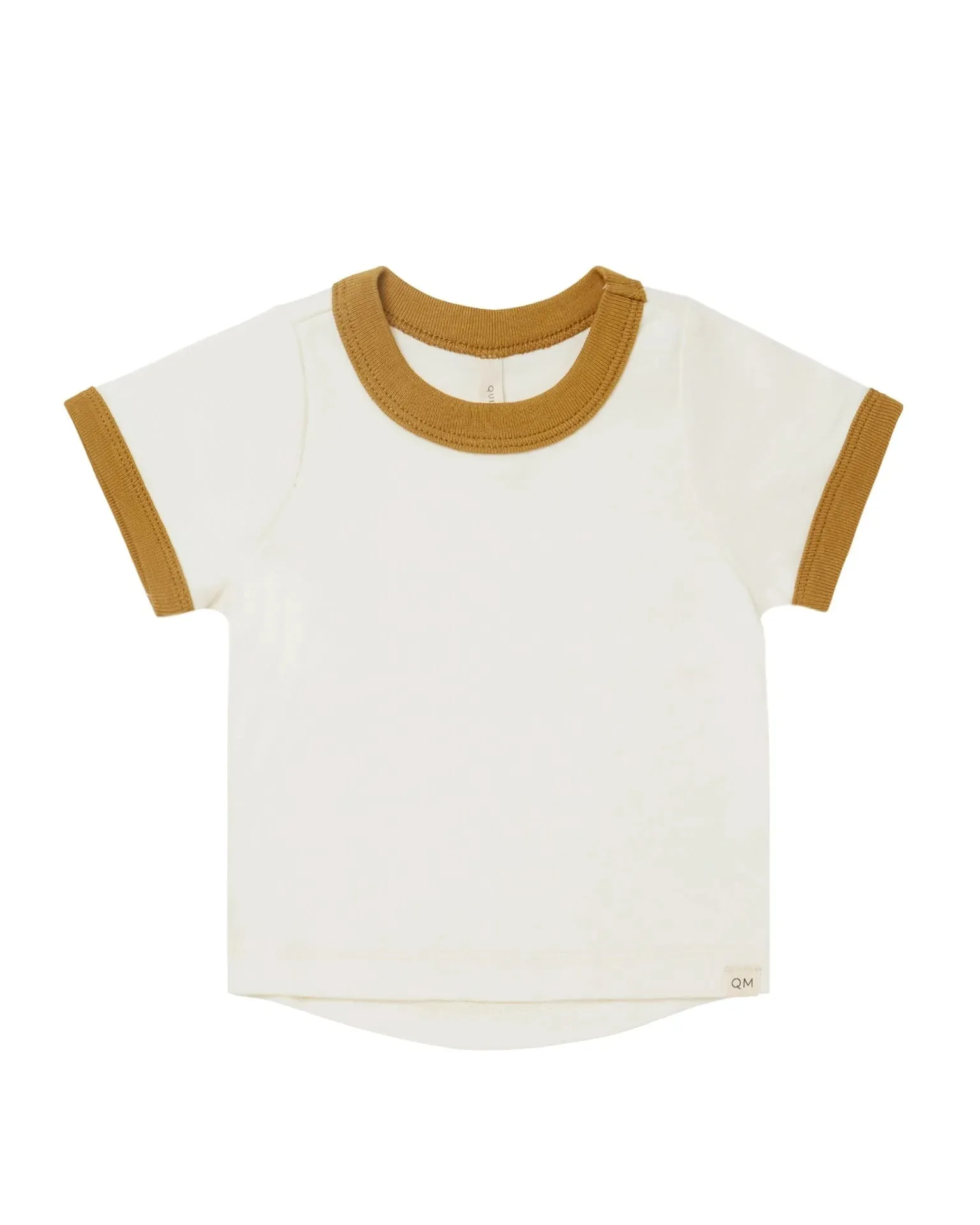 The Ringer Tee by Quincy Mae - Ocre - BABY