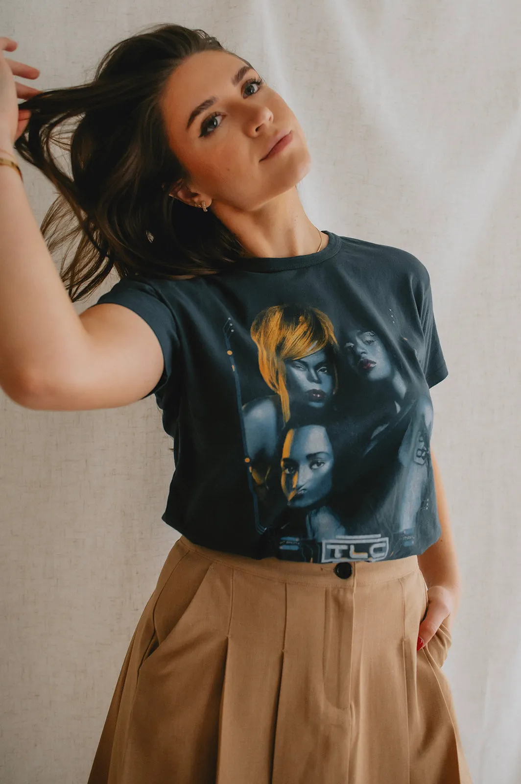 The TLC Fanmail Circuit Board Ringer Tee by Daydreamer