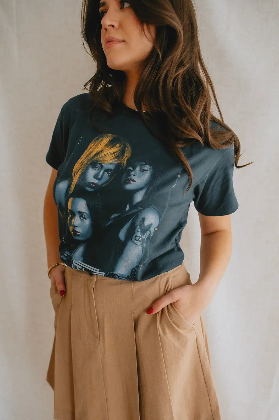 The TLC Fanmail Circuit Board Ringer Tee by Daydreamer