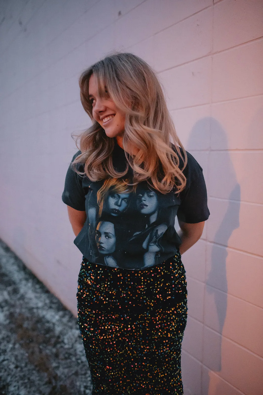 The TLC Fanmail Circuit Board Ringer Tee by Daydreamer