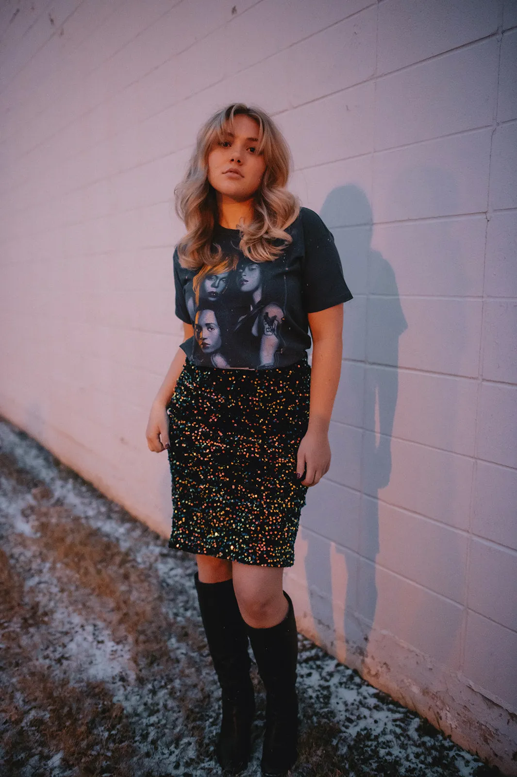 The TLC Fanmail Circuit Board Ringer Tee by Daydreamer