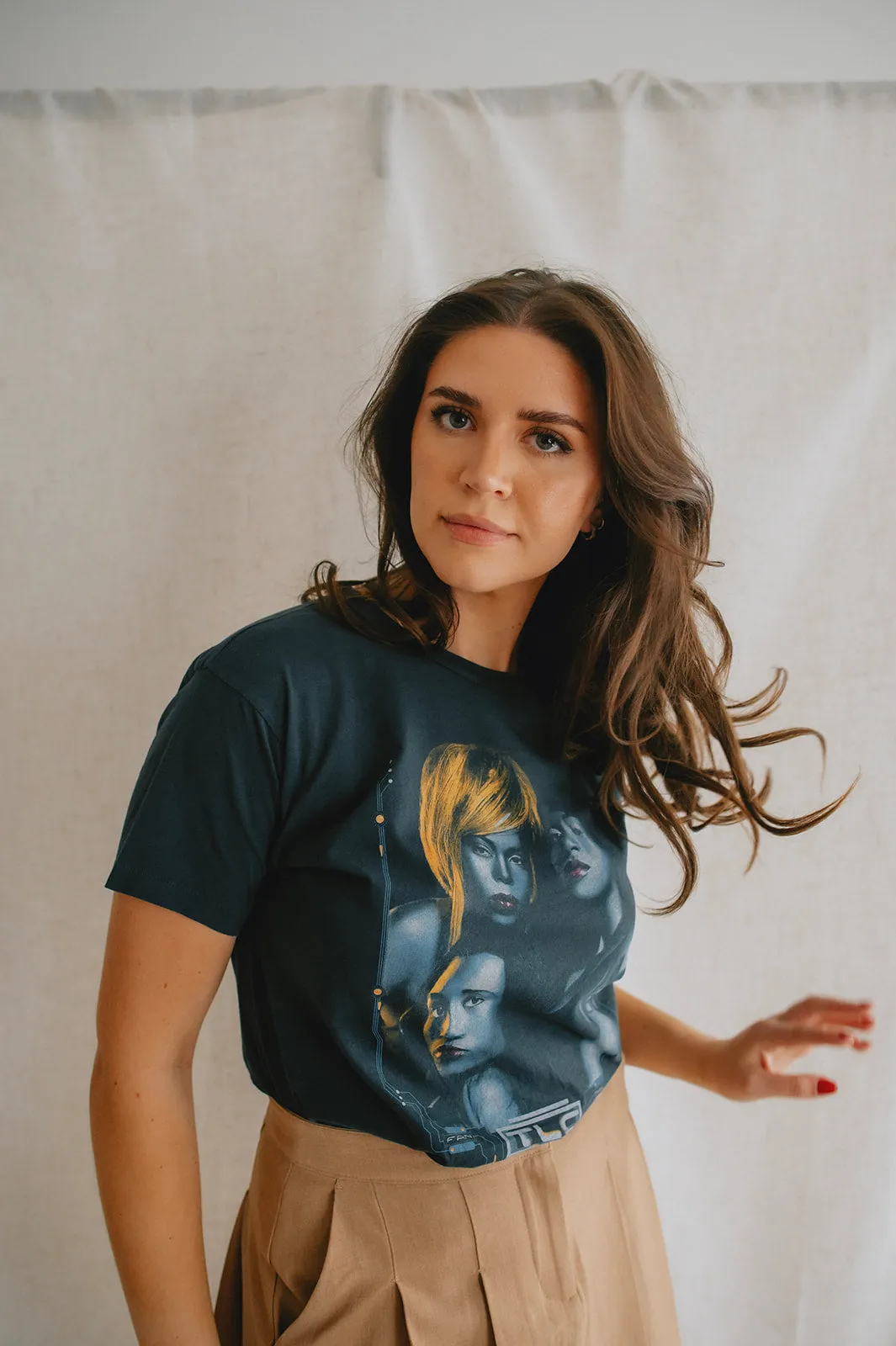 The TLC Fanmail Circuit Board Ringer Tee by Daydreamer