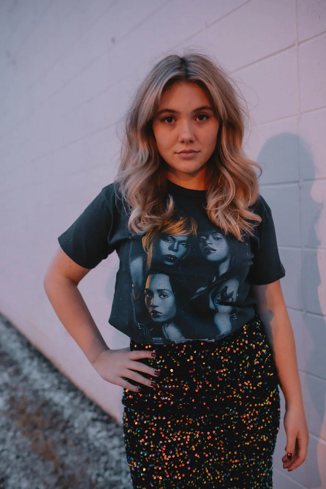 The TLC Fanmail Circuit Board Ringer Tee by Daydreamer