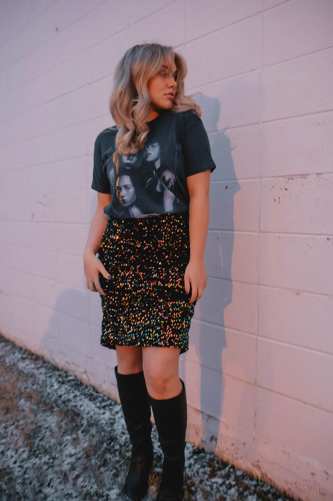 The TLC Fanmail Circuit Board Ringer Tee by Daydreamer