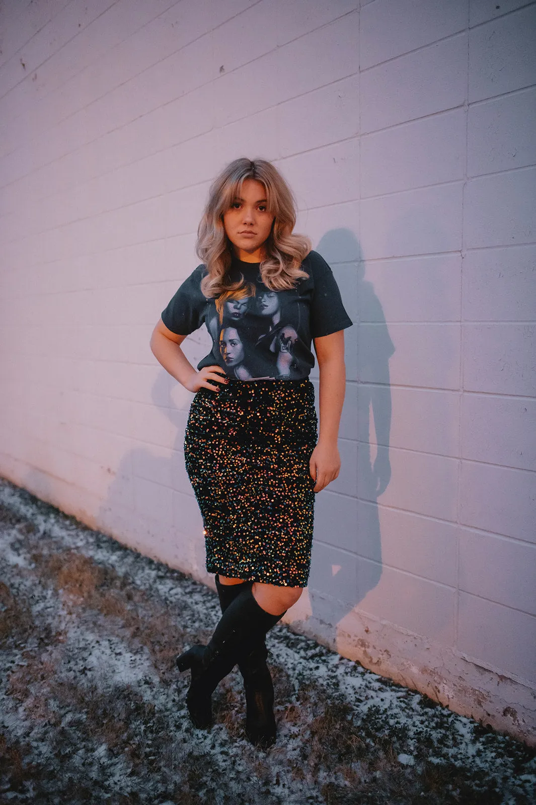 The TLC Fanmail Circuit Board Ringer Tee by Daydreamer