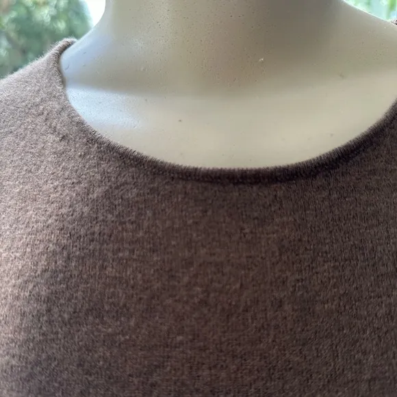 Theory Women's Brown Puffy Long Sleeve Top M