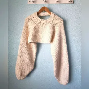 TODAYFUL crop sweater pullover coastal NWOT