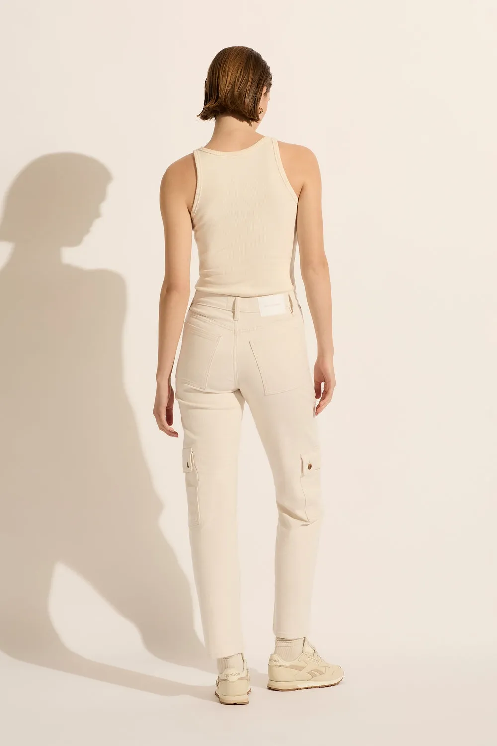Traveller High Straight Jean Ecru