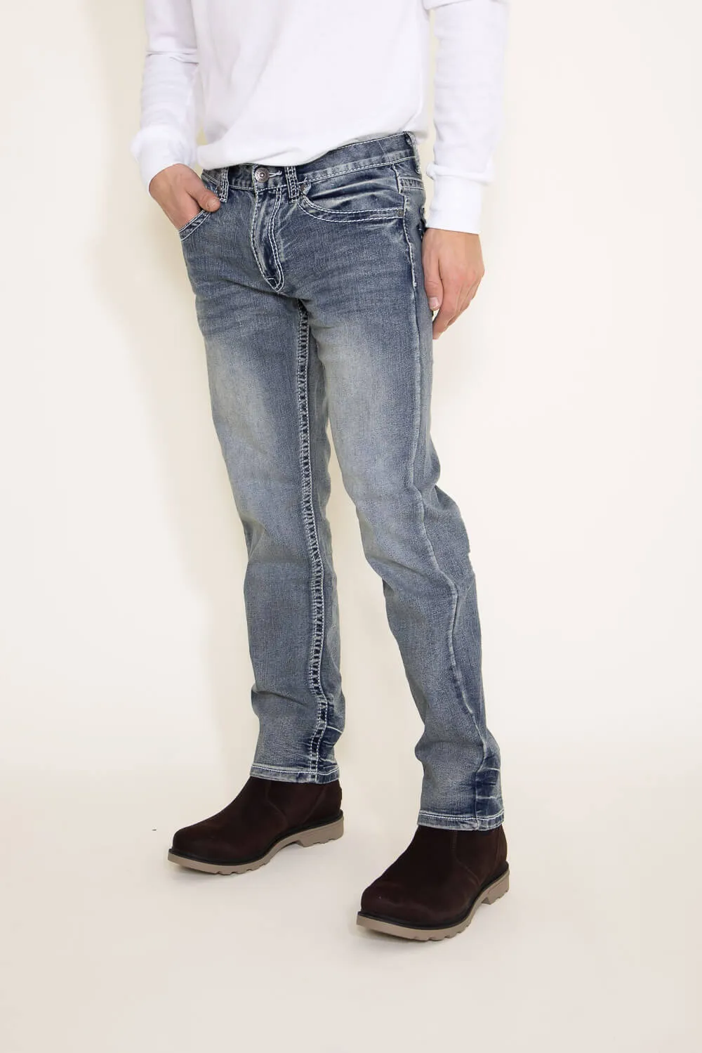 True Luck Smith Straight Jeans for Men | TL21010402