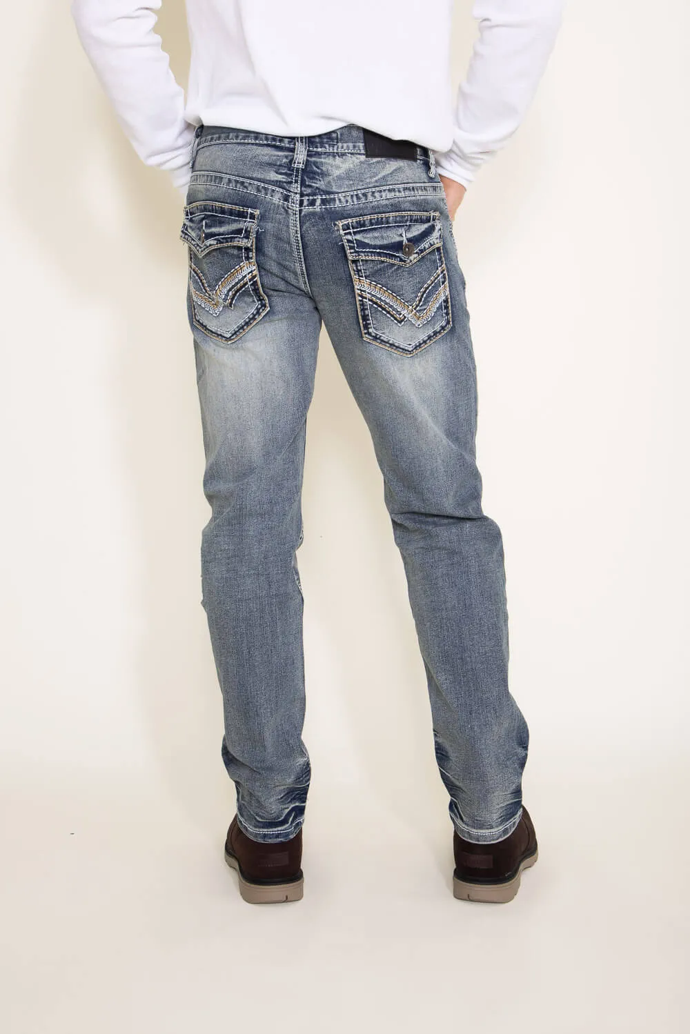 True Luck Smith Straight Jeans for Men | TL21010402