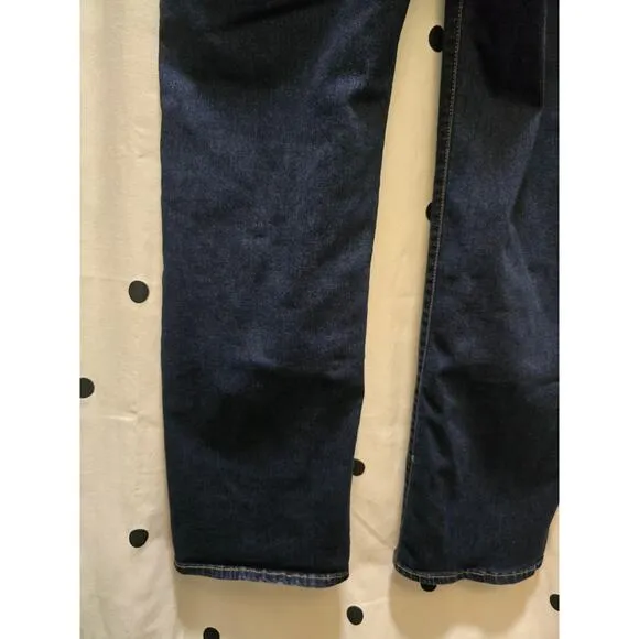 True Religion Billie mid rise straight jeans dark wash size 36