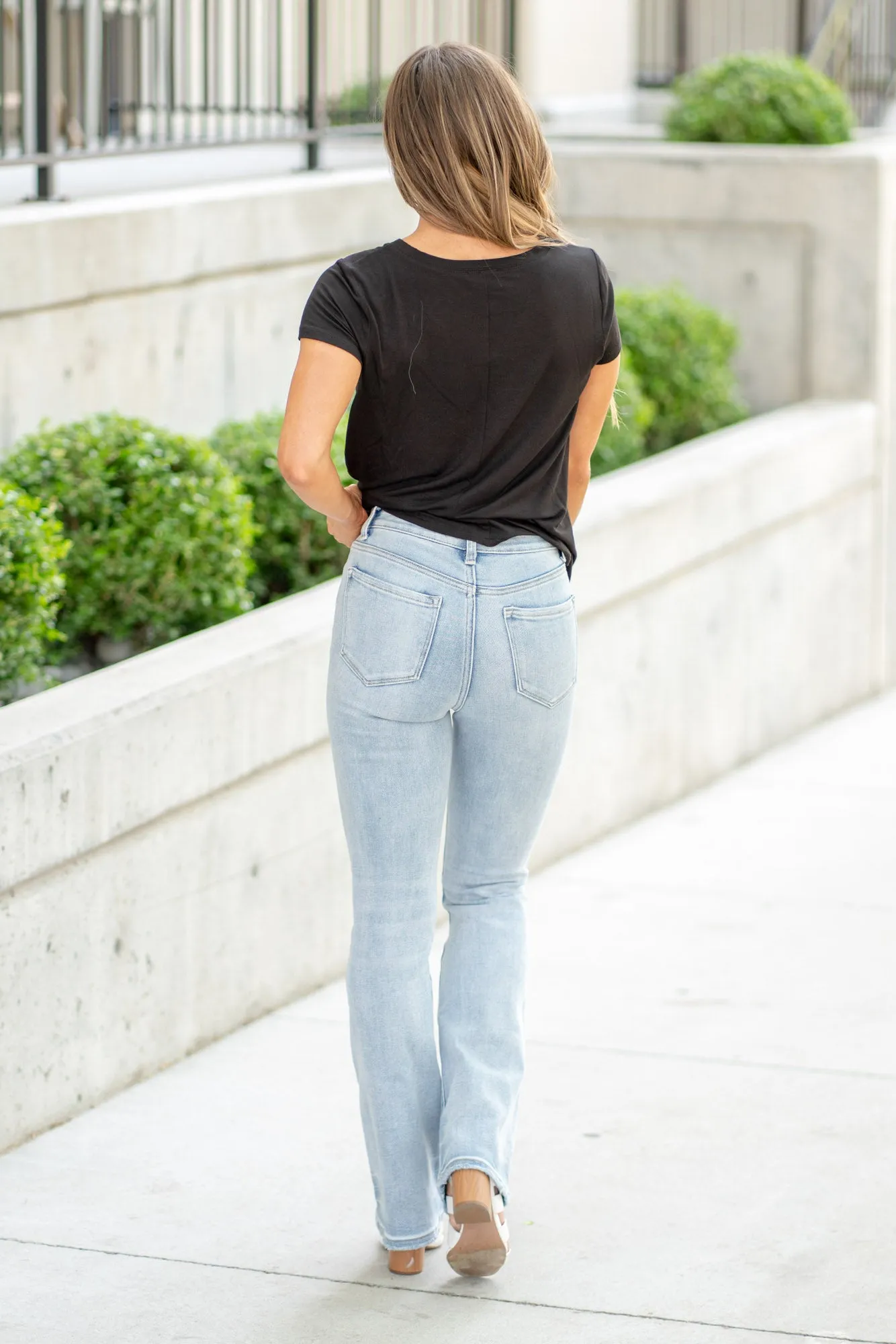 Tummy Control Top Bloom Mid Rise Boot Cut Regular & Plus Sizes