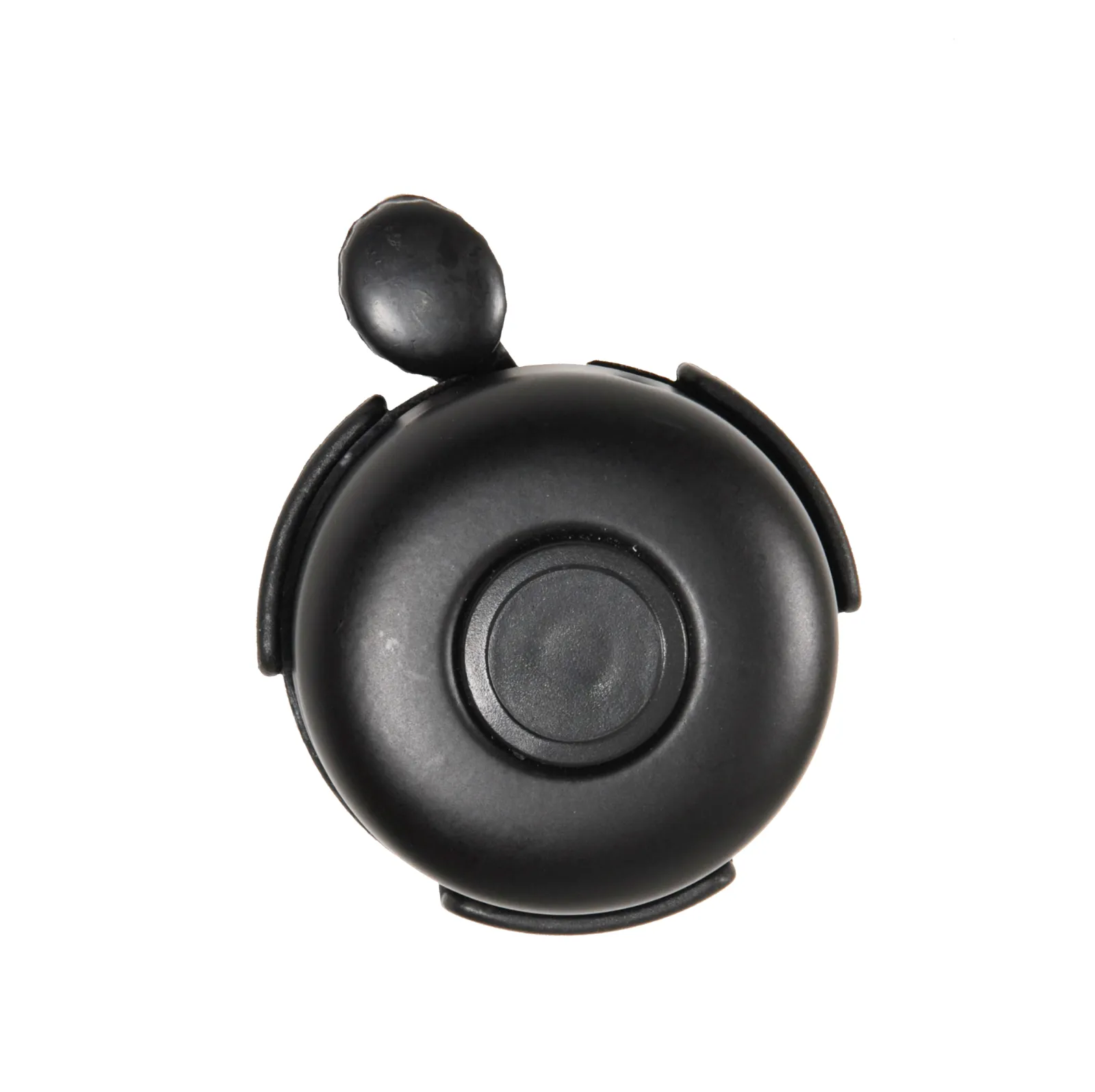 Twice Large Bike Bell - 22.2mm Bar Clamp - Black