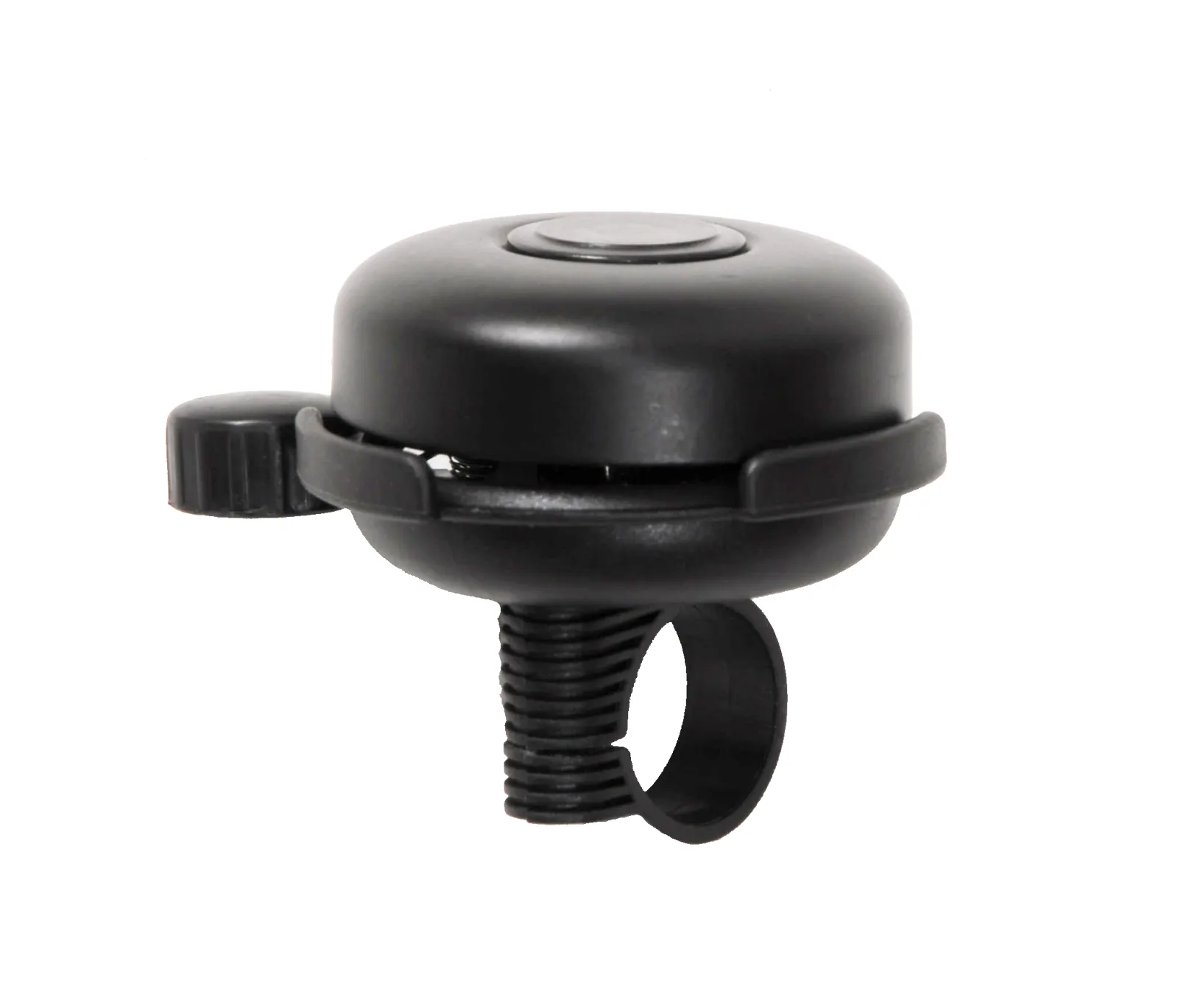 Twice Large Bike Bell - 22.2mm Bar Clamp - Black