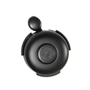 Twice Large Bike Bell - 22.2mm Bar Clamp - Black