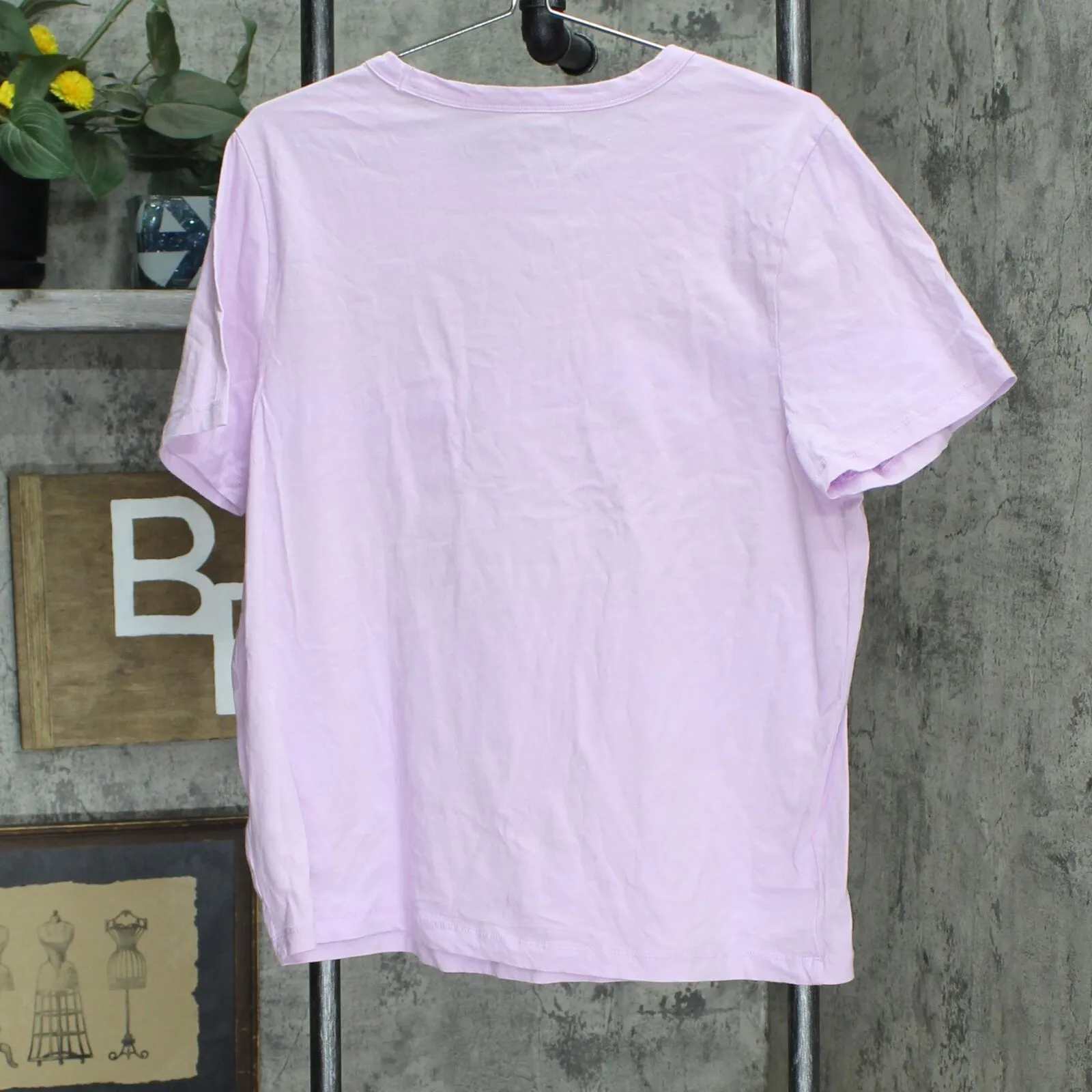 Universal Thread Women's Short Sleeve T-Shirt Tee Chalk Violet Purple XL