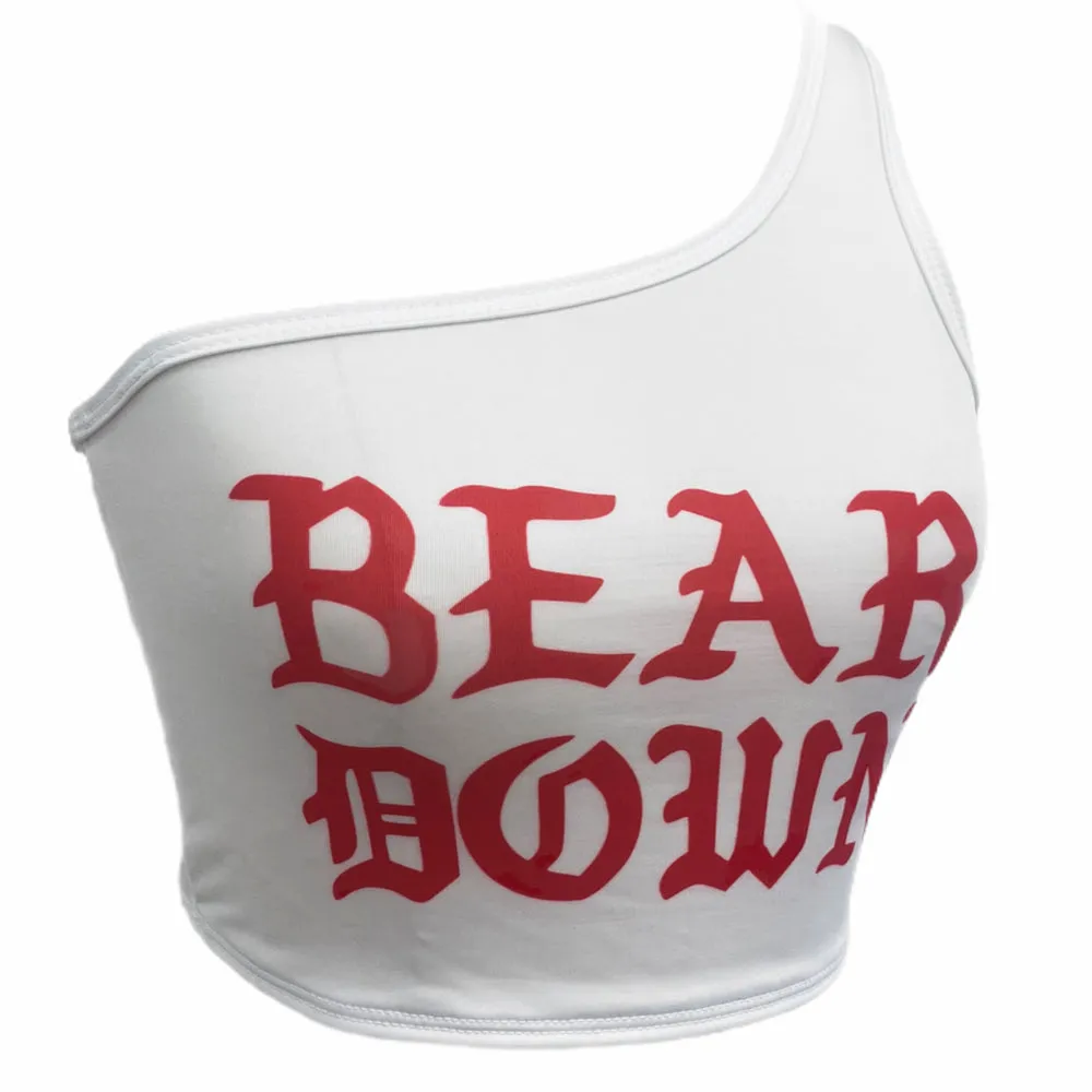 University of Arizona Bear Down One Shoulder Top