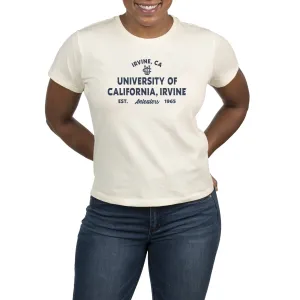 USCAPE UC Irvine Banner High Waisted Tee, Vintage White