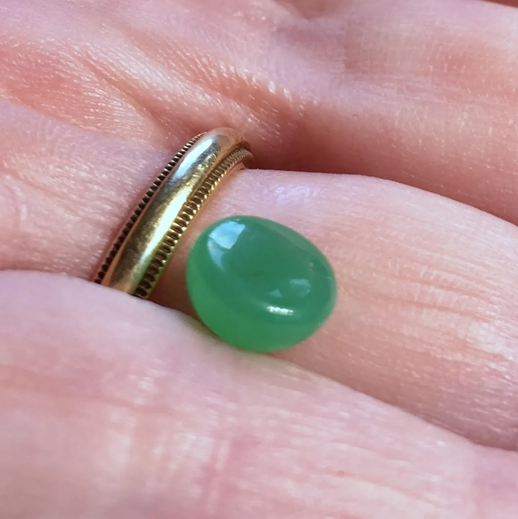 USE 1.92 ct. Marlborough Green, Australia Chrysoprase, 1.92 ct. Top Color, Exquisite, Finest Quality In Real Marlborough Mine No Longer Produces
