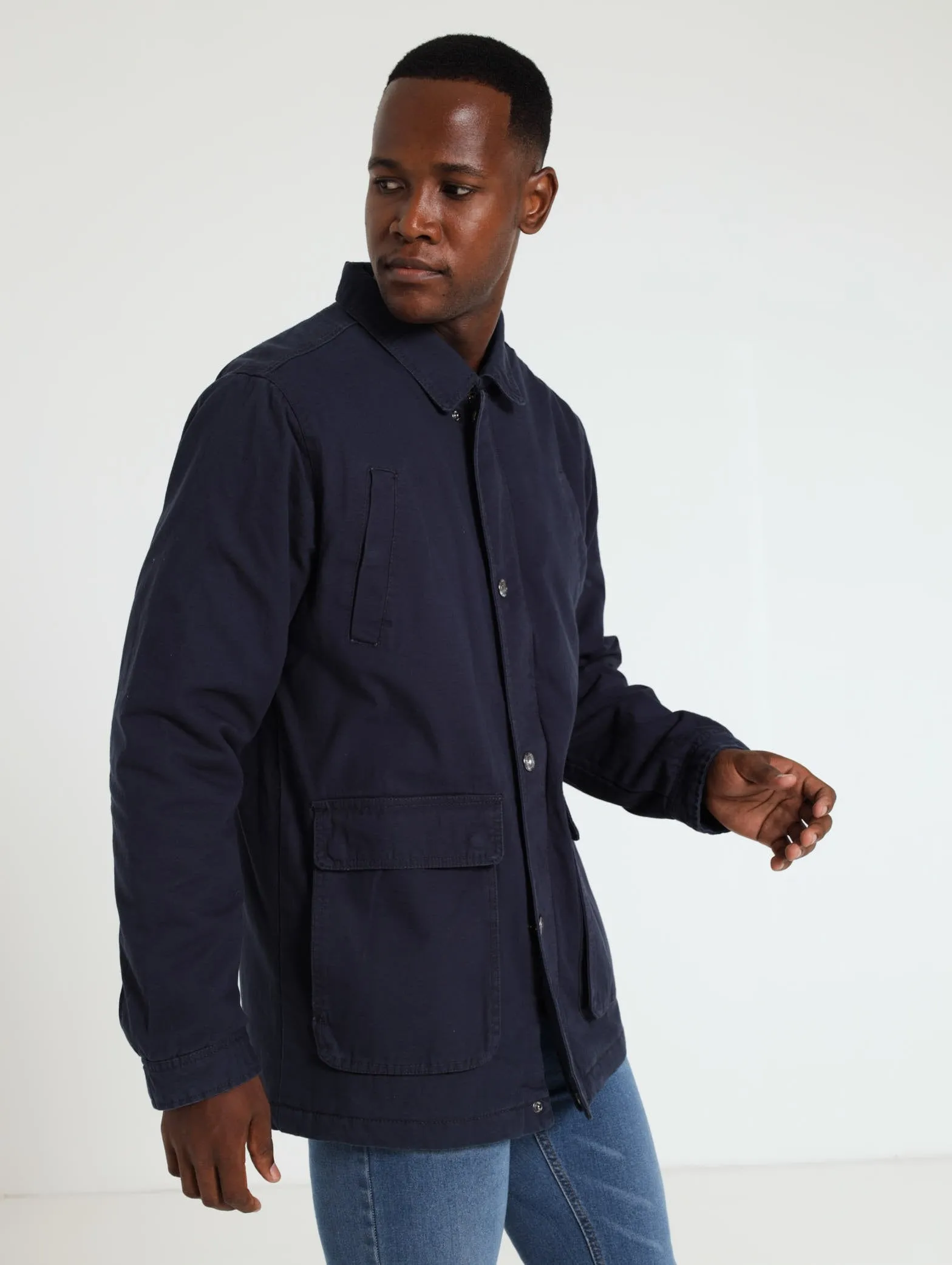 Utility Barn Jacket - Navy