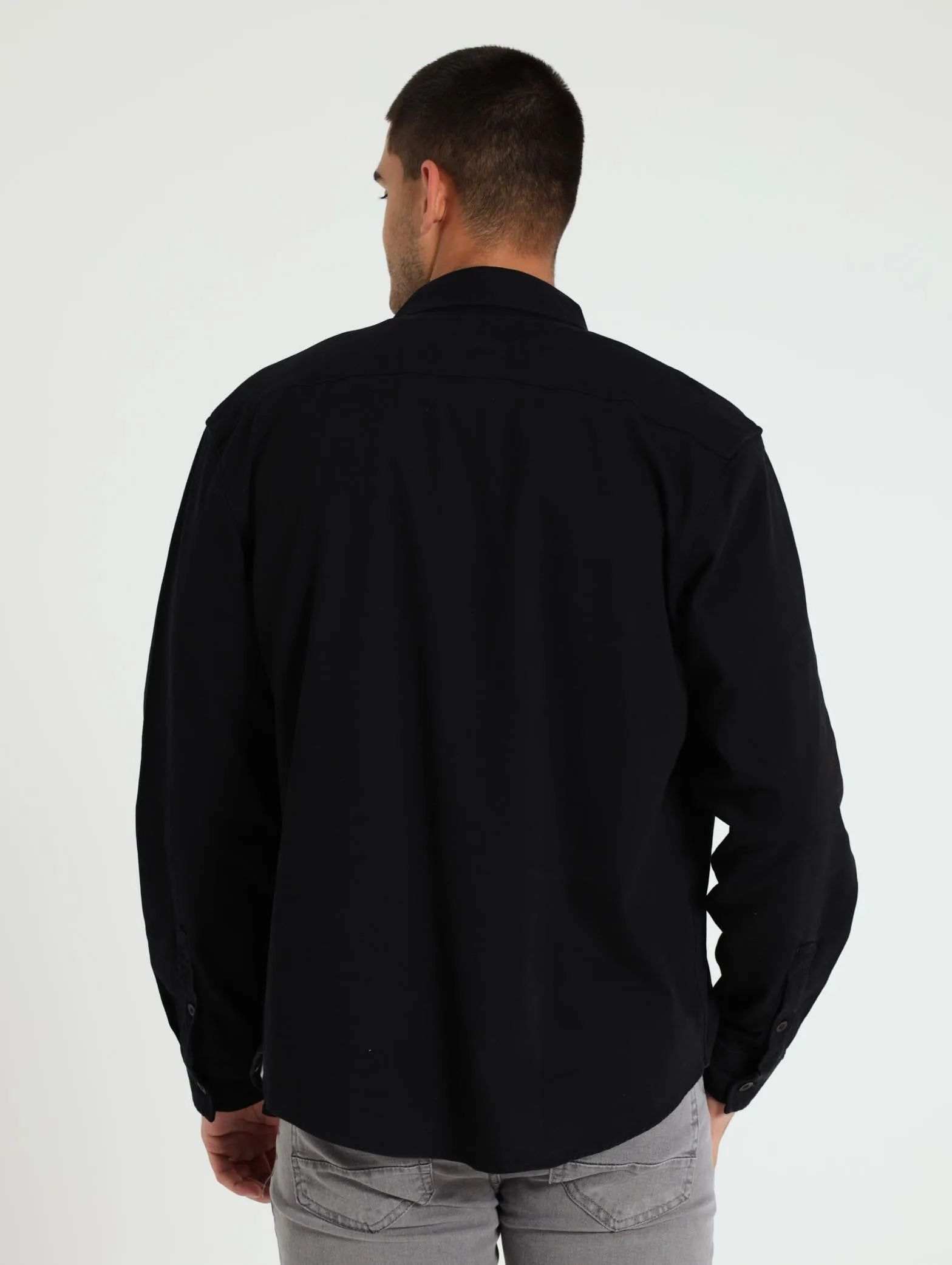 Utility Shacket - Black