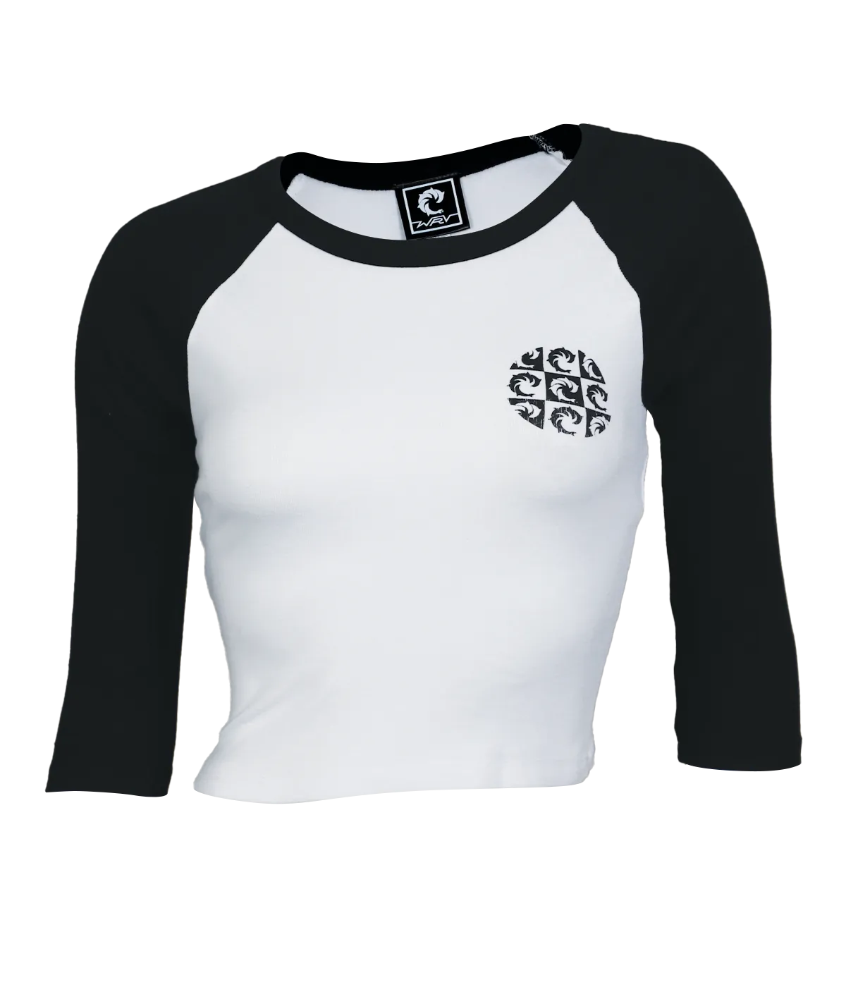 VB Wall Ladies Crop Raglan T-Shirt