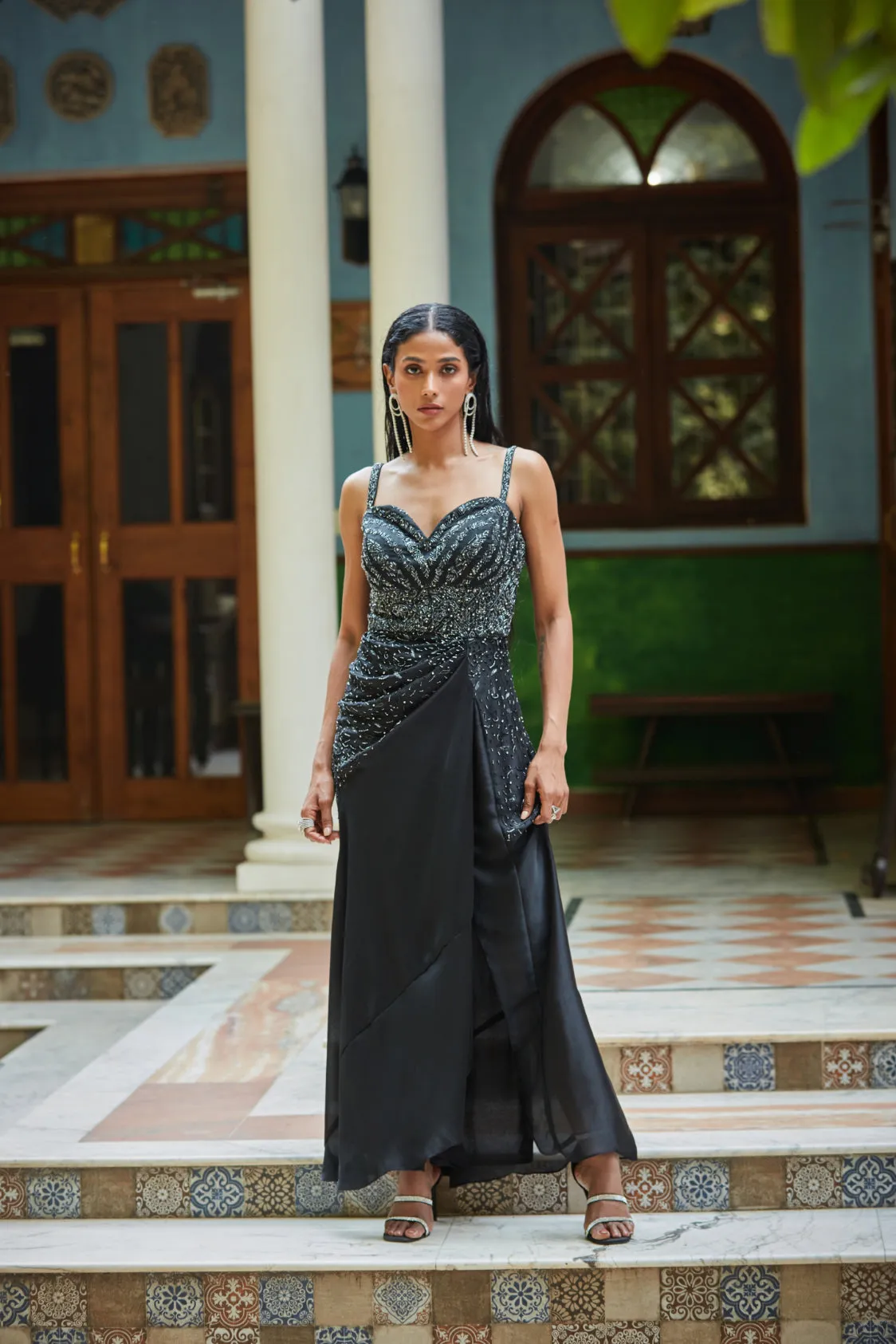 Vega Black Gown