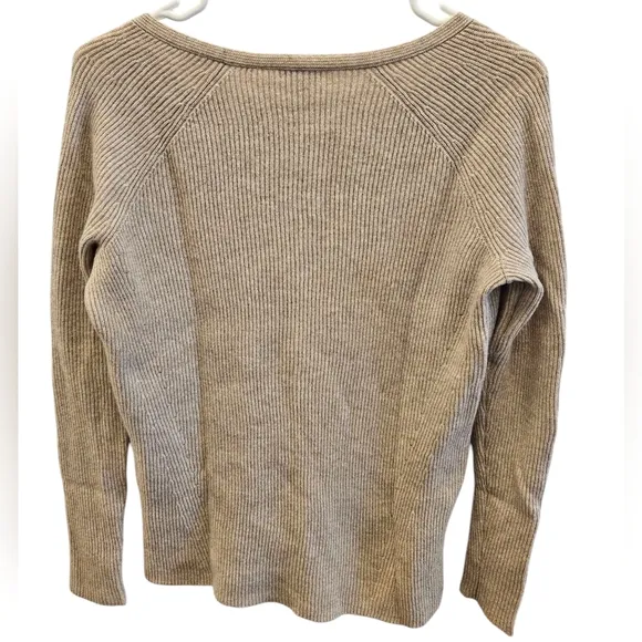 Vince Womens Sweater Solid Wool Cashmere